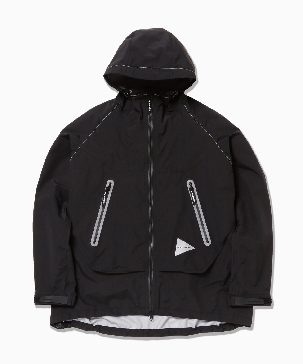 loose fitting rain jacket | and wander（アンドワンダー） ｜【公式