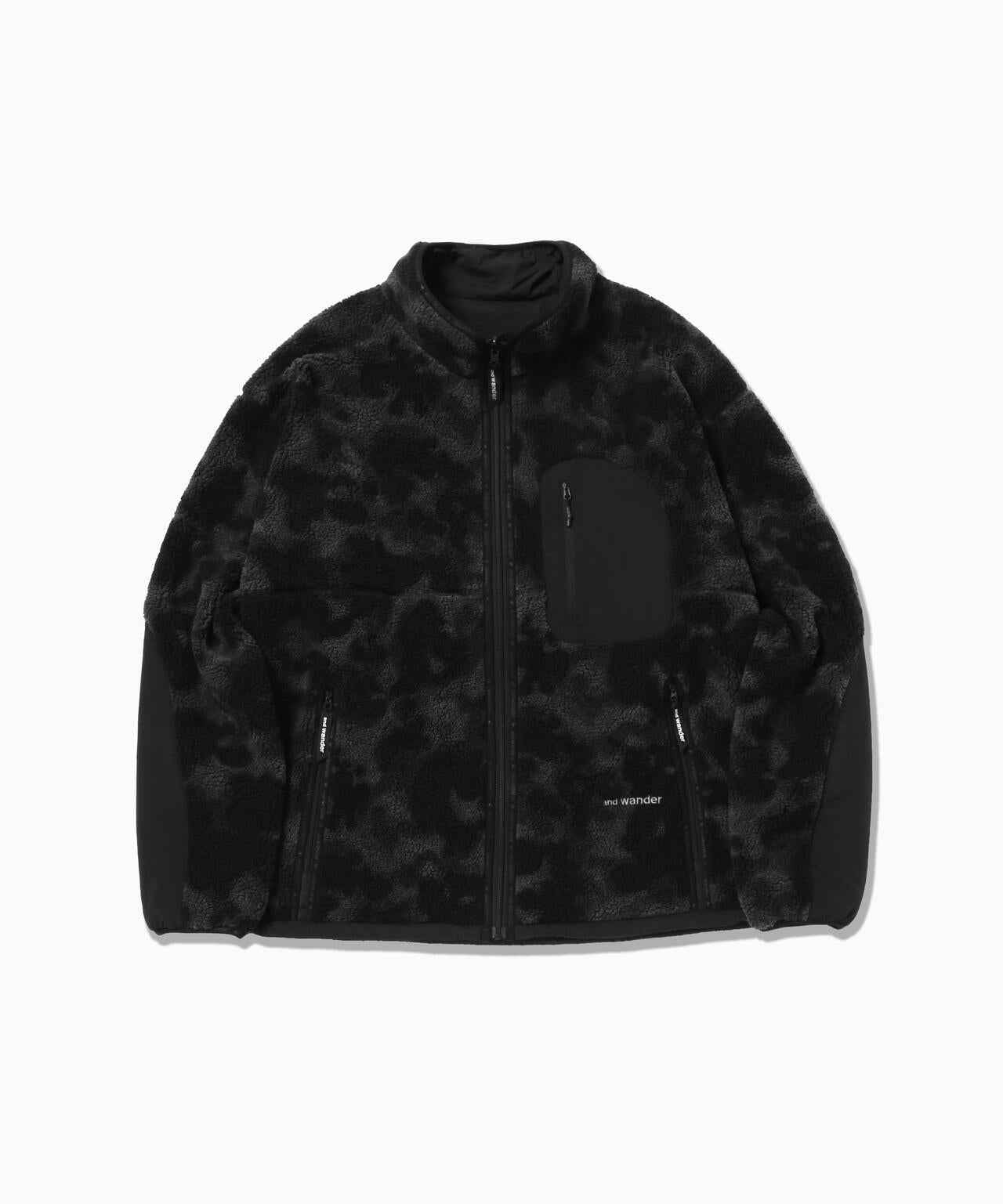 reversible boa jacket | リバーシブル ボア ジャケット | and wander