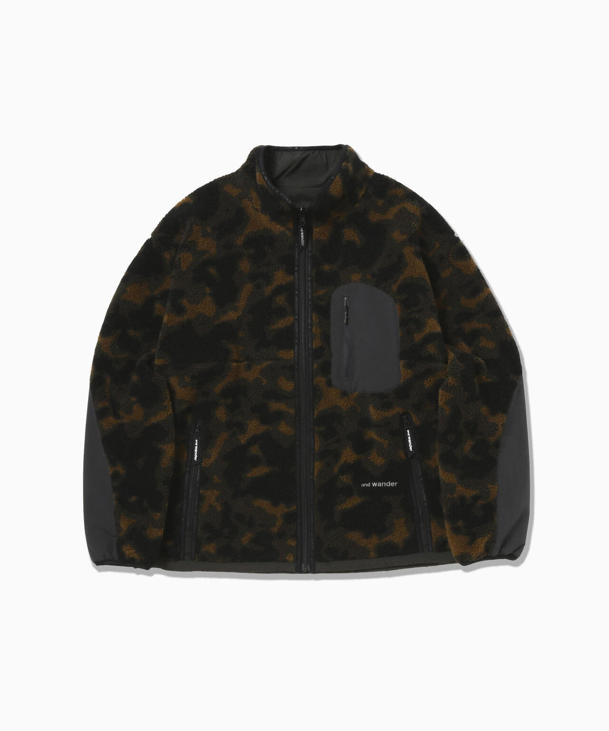 reversible boa jacket | リバーシブル ボア ジャケット | and wander 