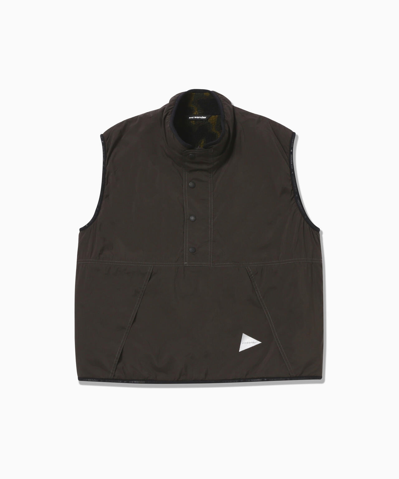 reversible boa vest | リバーシブル ボア ベスト | and wander