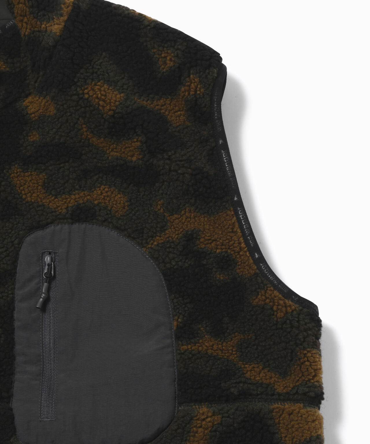 reversible boa vest | リバーシブル ボア ベスト | and wander
