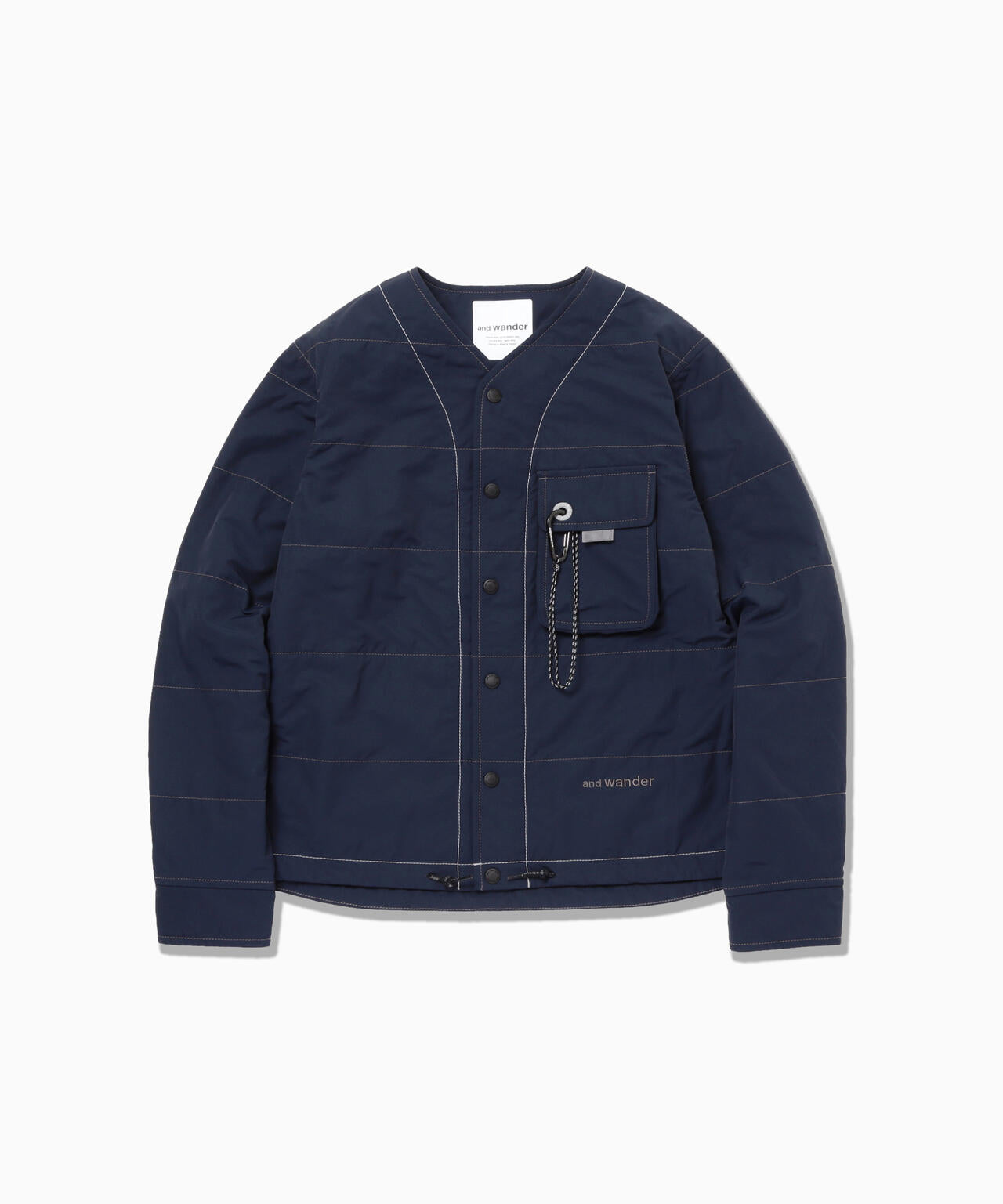 C/N Octa collarless shirt jacket