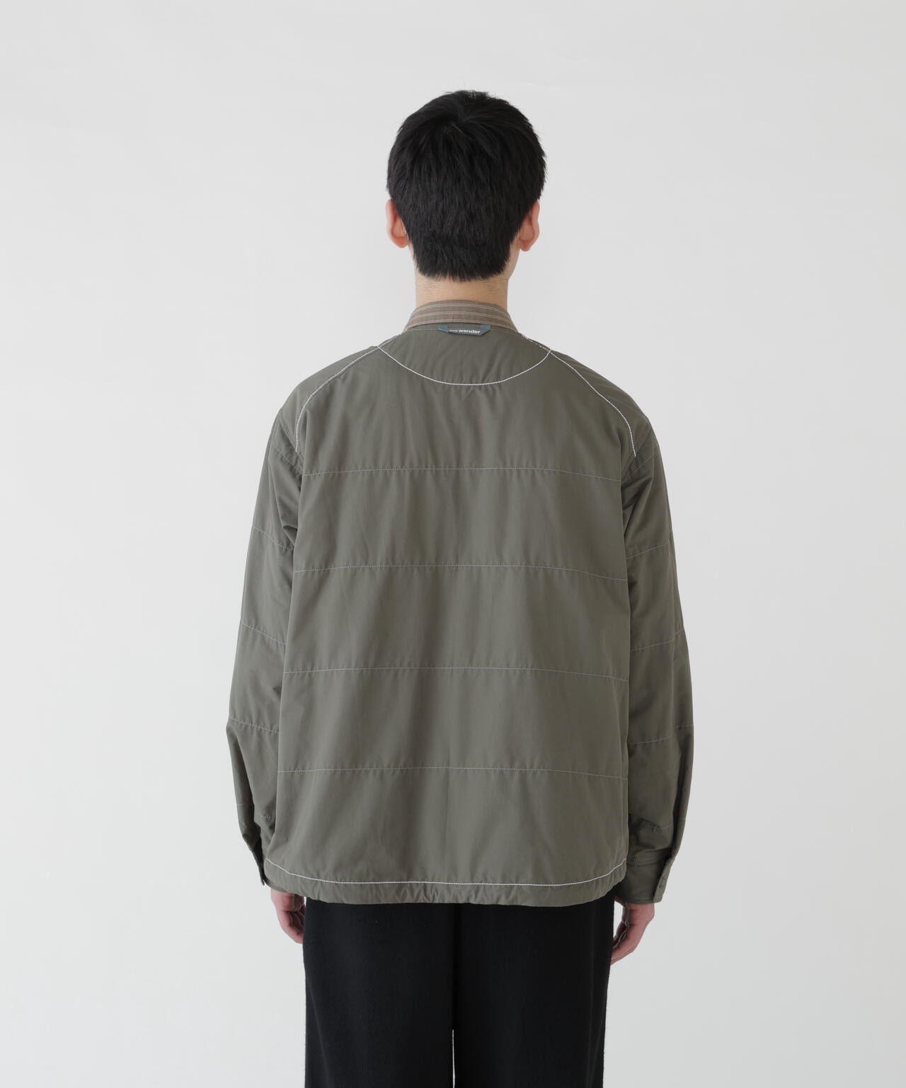 C/N Octa collarless shirt jacket