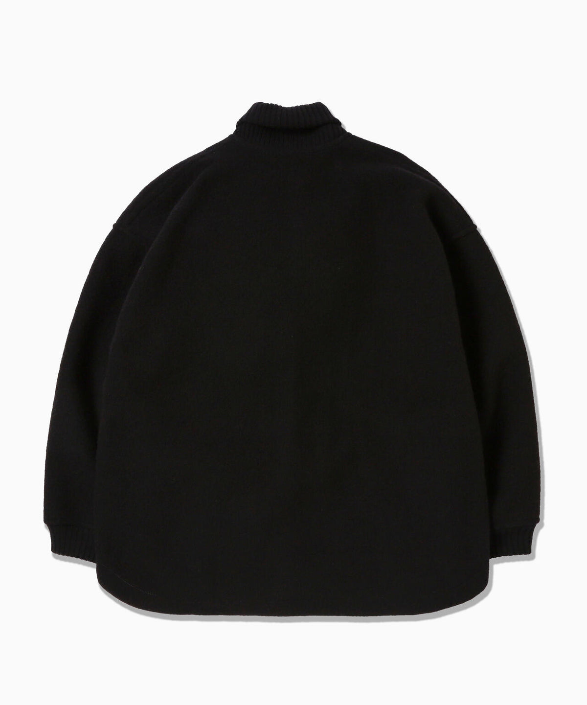 wool shaggy jacket long