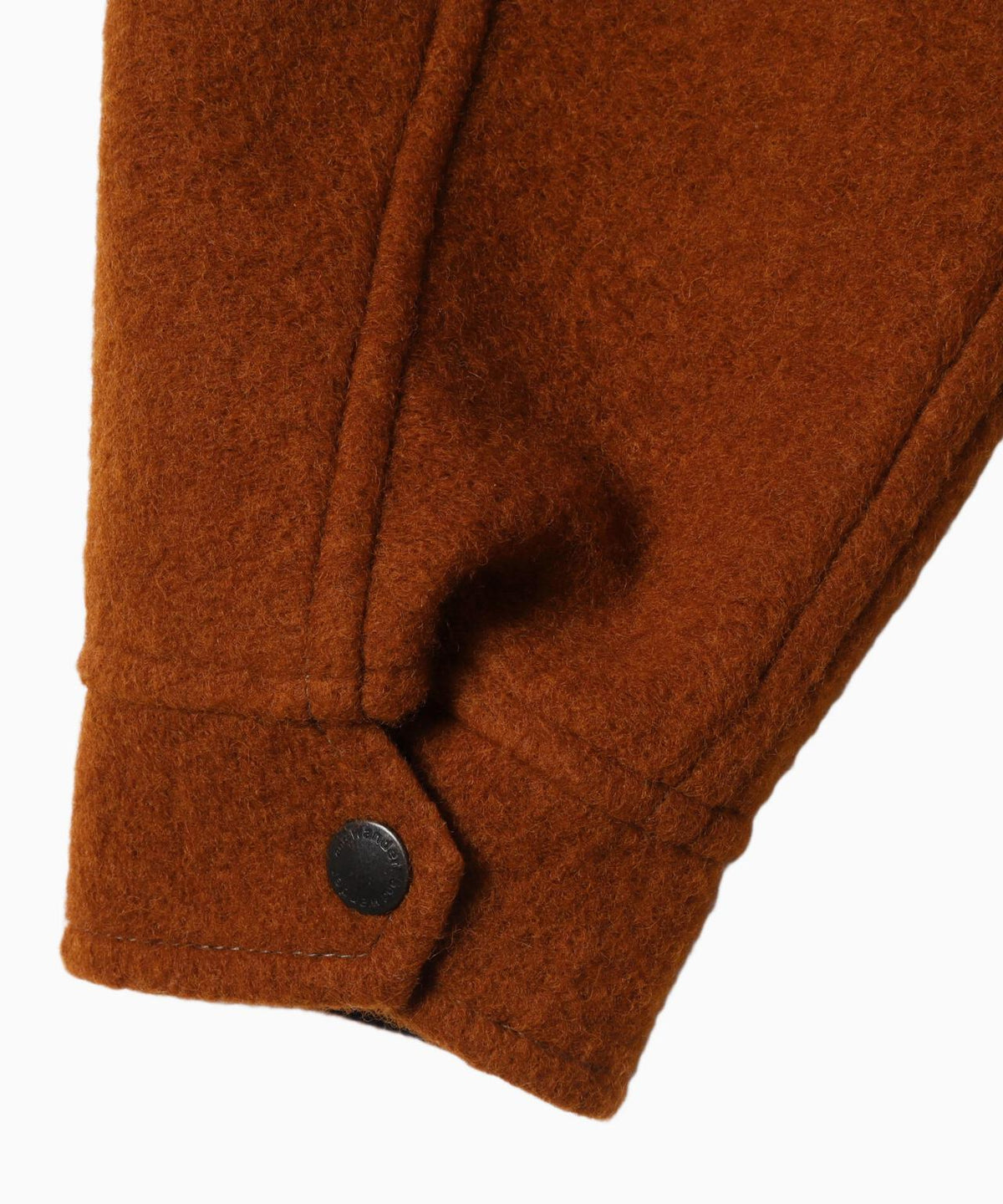 wool shaggy zip jacket