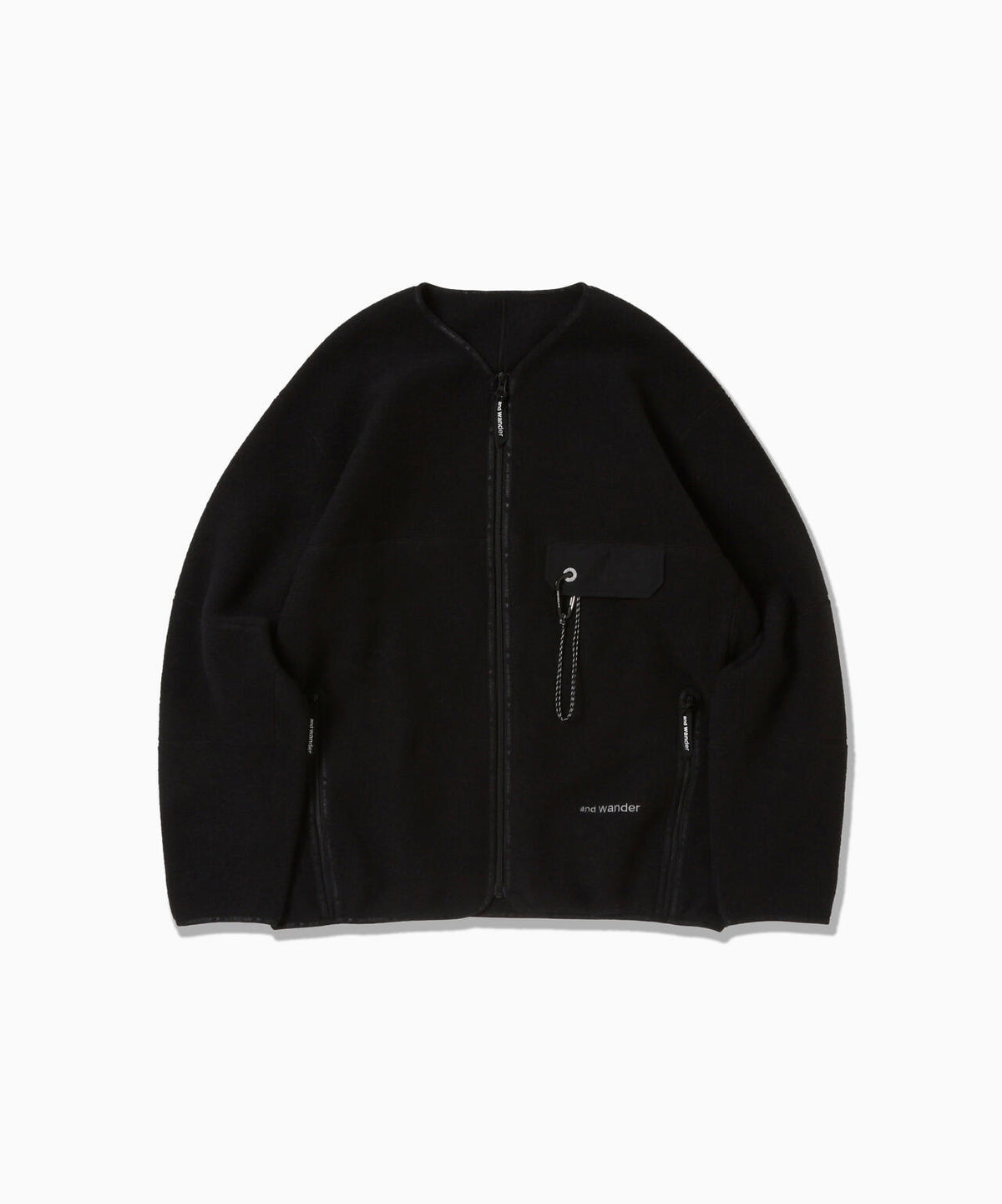 wool fleece cardigan