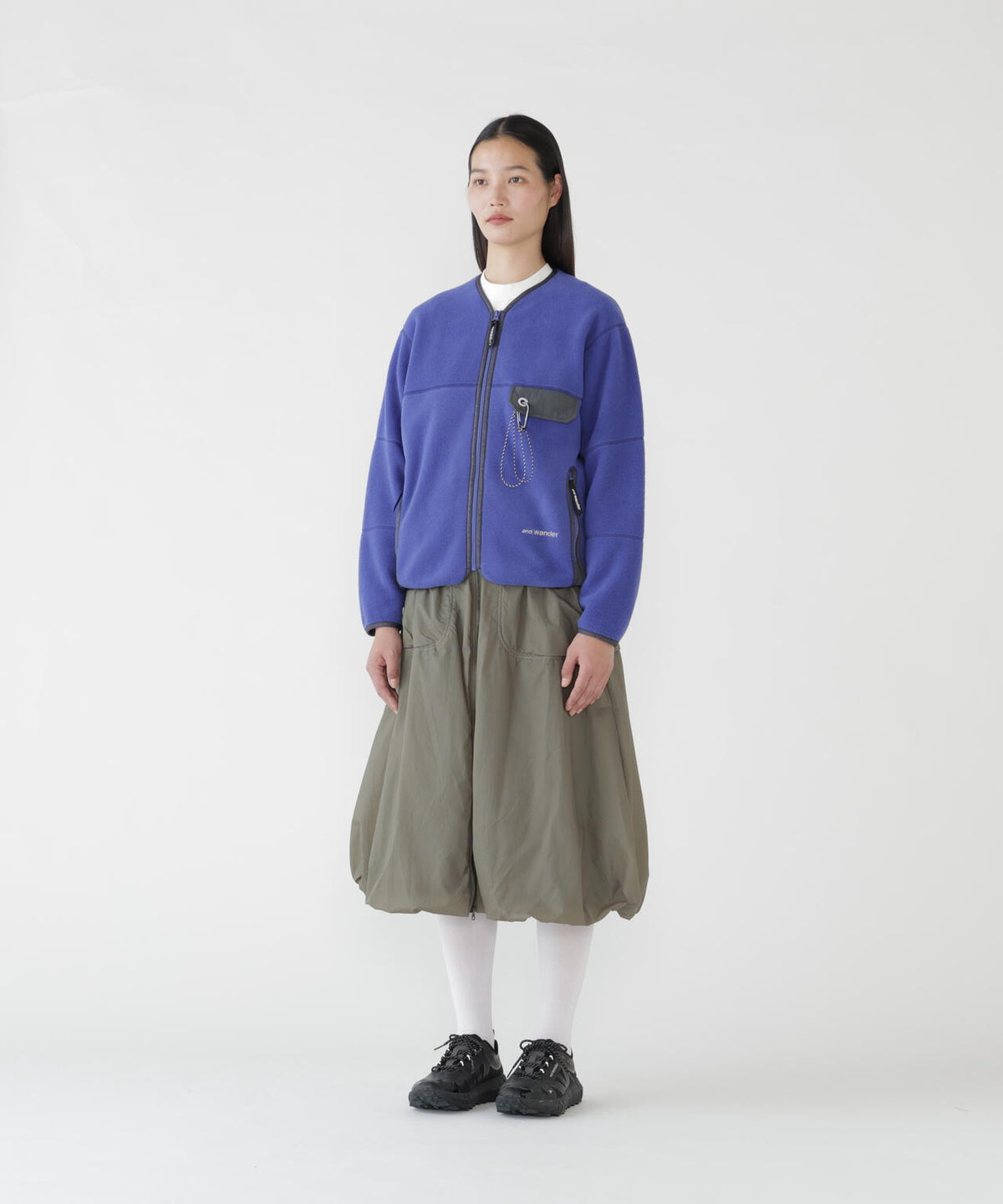wool fleece cardigan