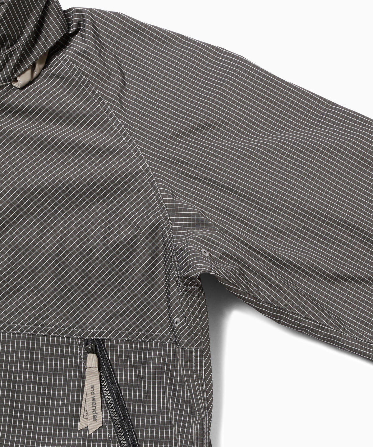 Brompton × reflective rip hoodie