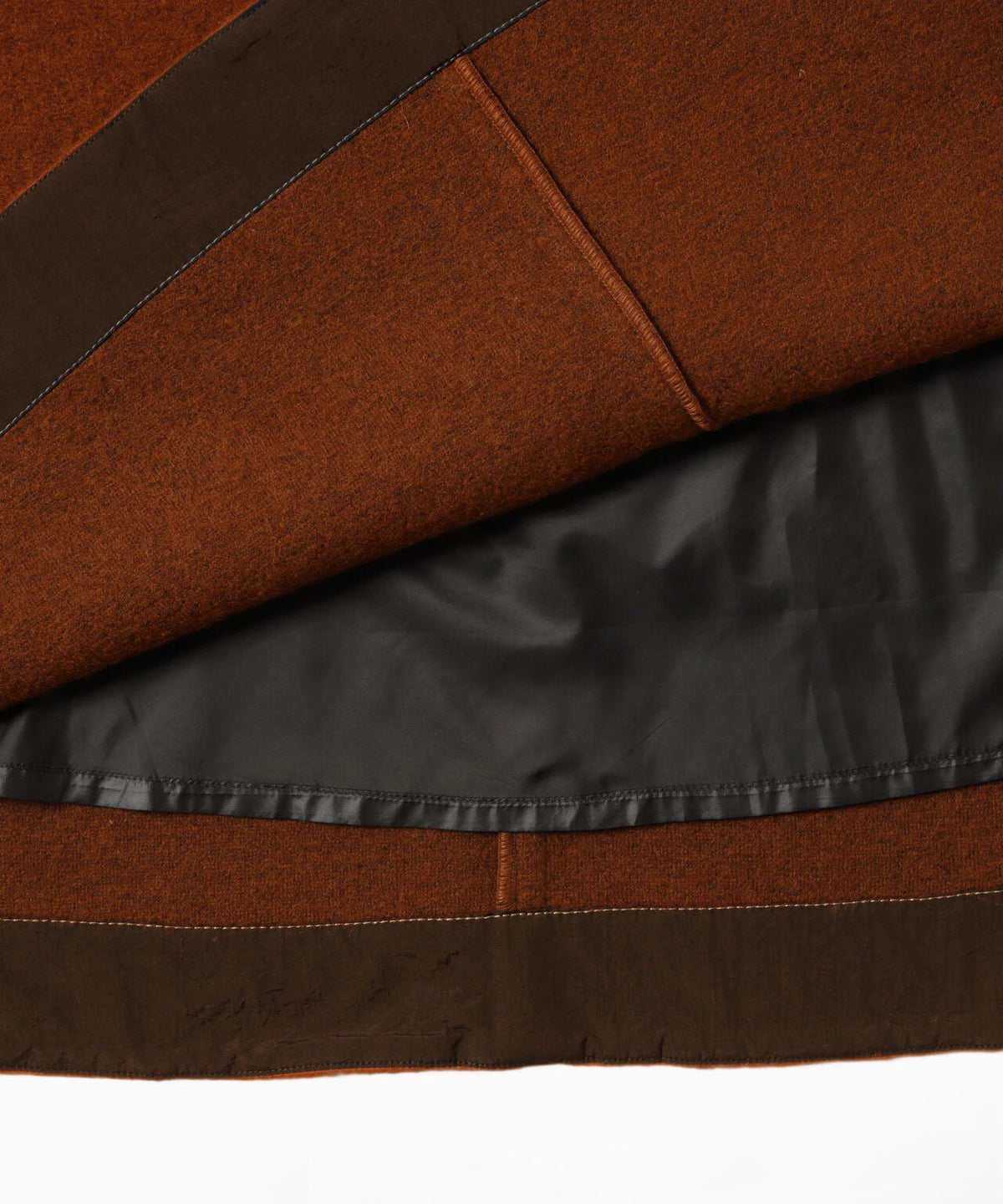 wool shaggy skirt (W)