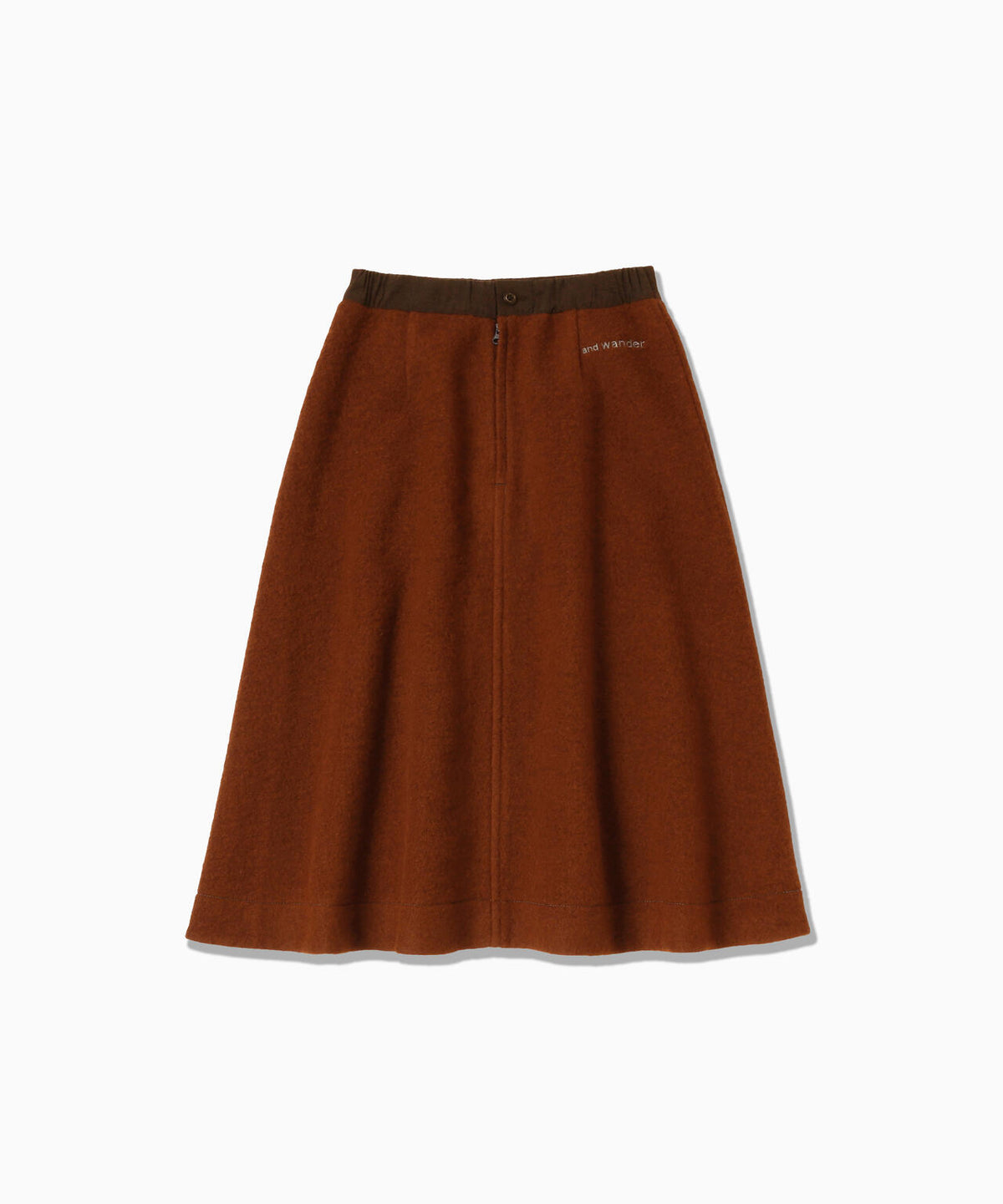 wool shaggy skirt (W)