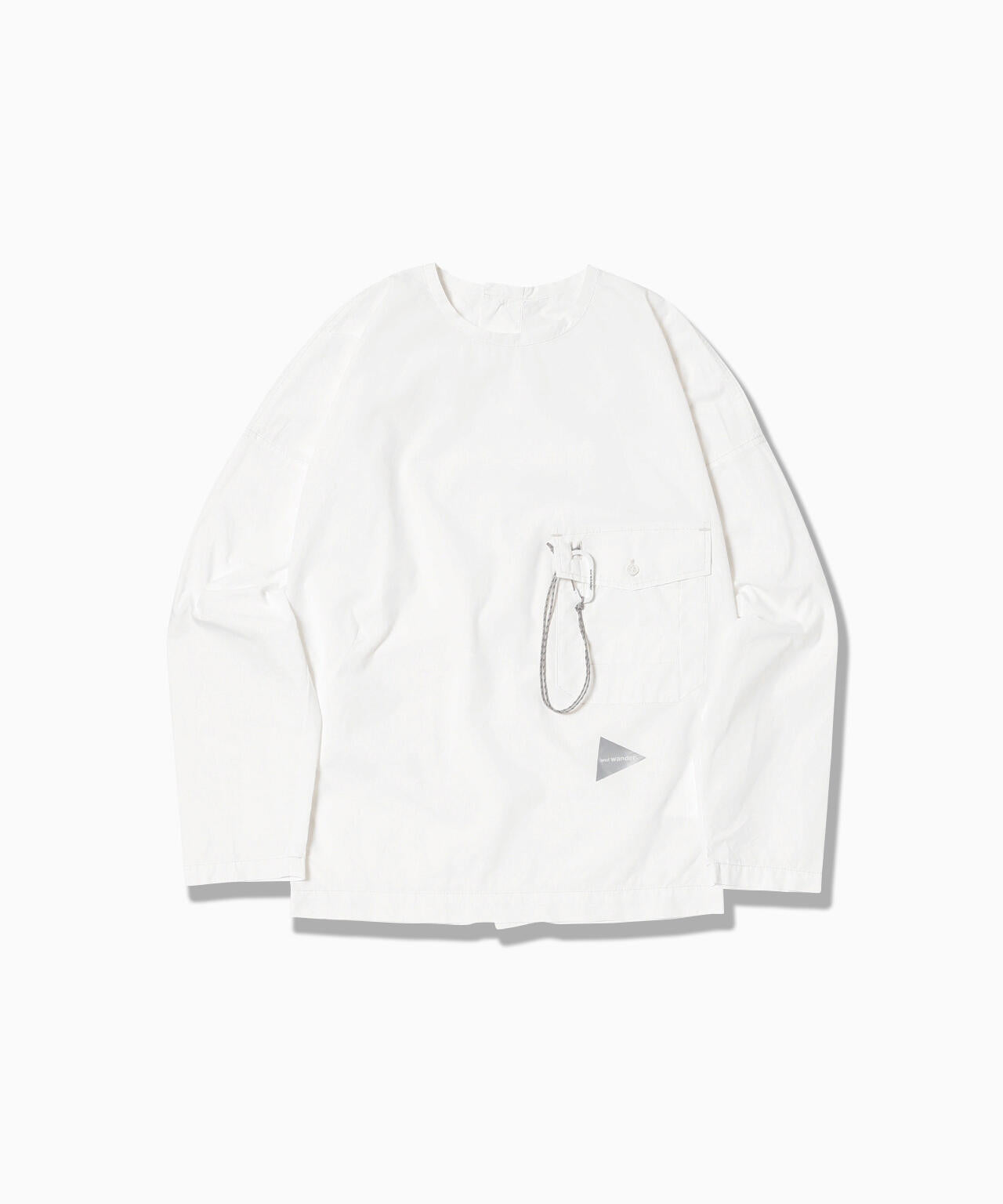 トップス and wander typewriter LS pullover CORDURA typewriter LS pullover (W) | and wander（アンドワンダー