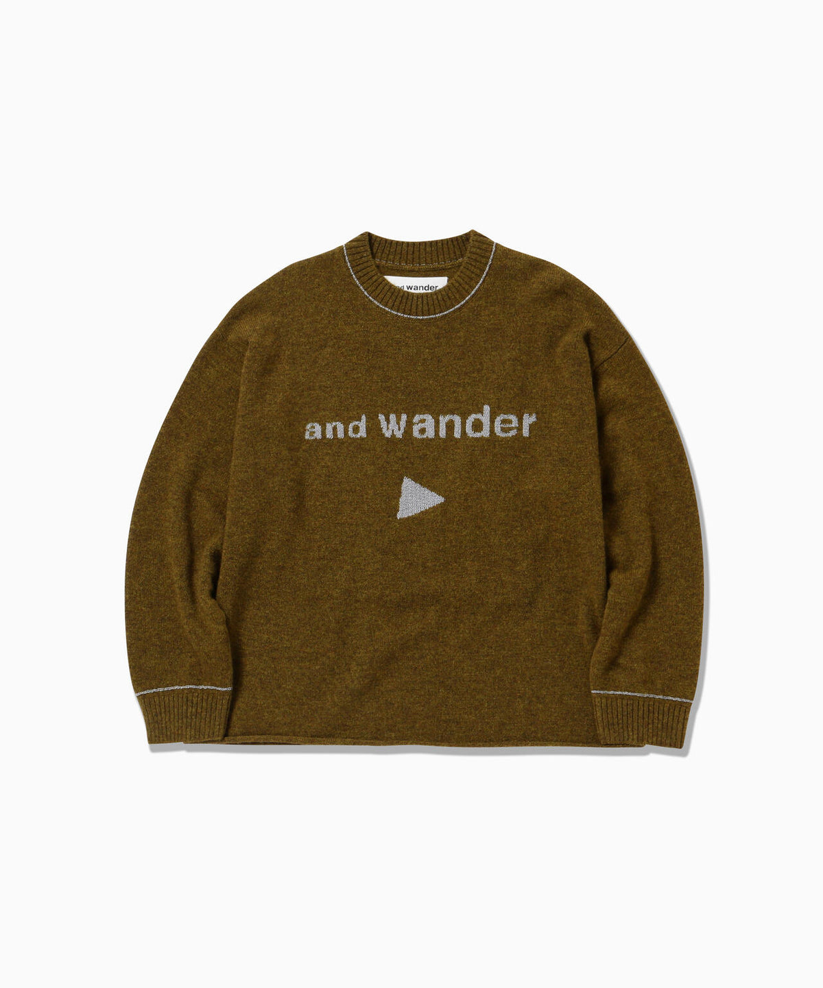 yak wool knit crew neck