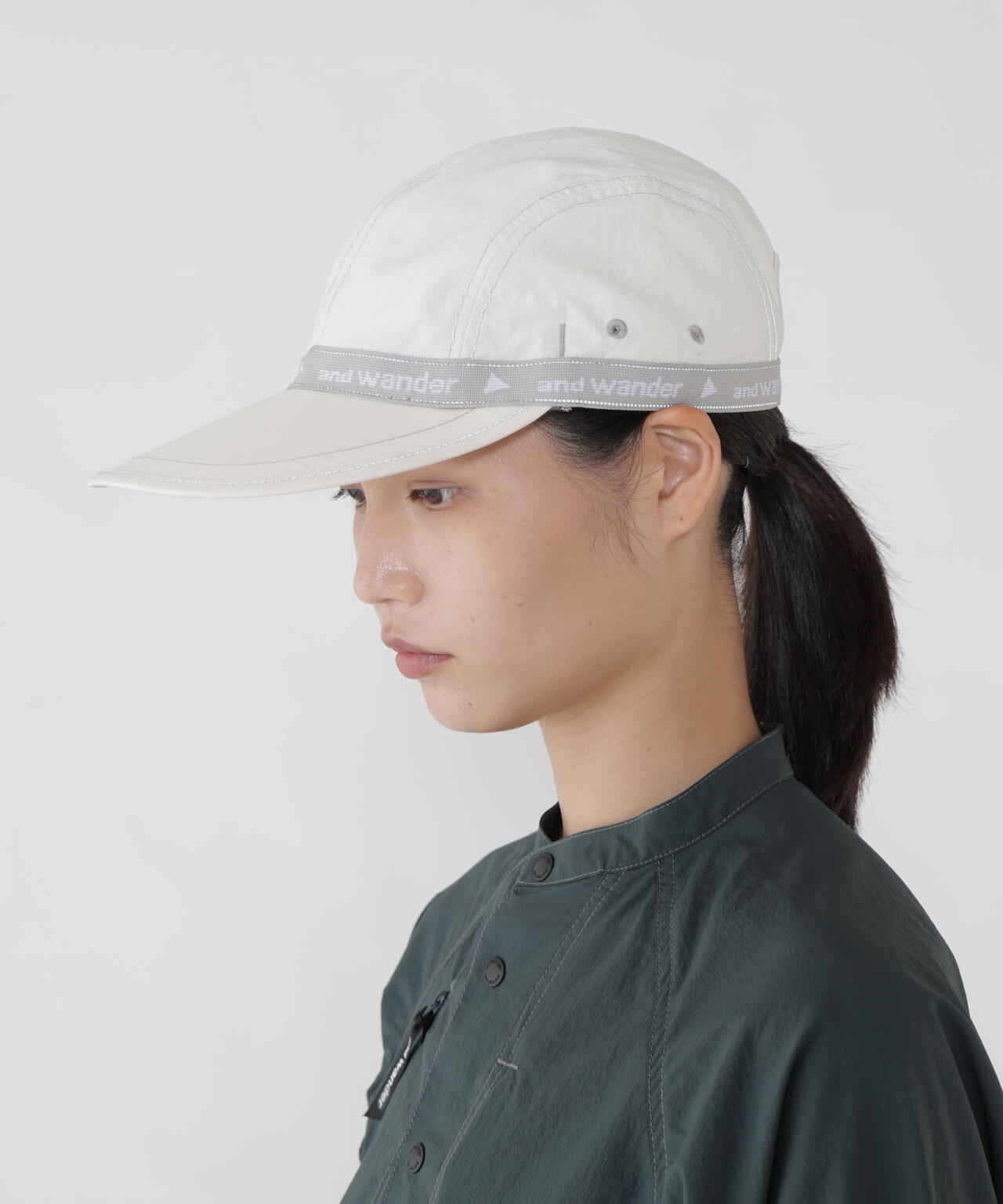 帽子 and wander JQ tape cap JQ tape cap | and wander（アンドワンダー） ｜【公式】通販mix.tokyo