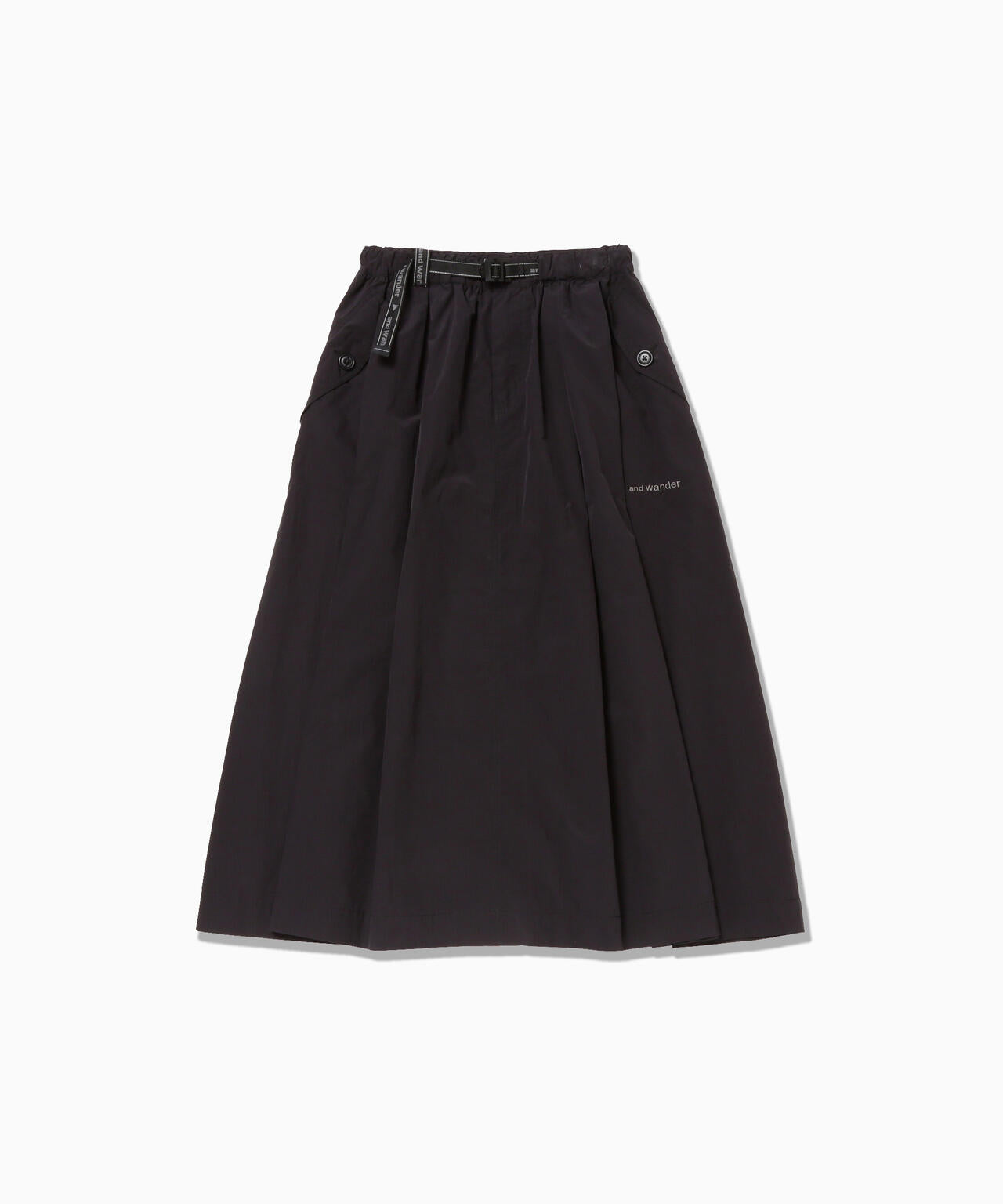 oversized cargo skirt (W) | and wander（アンドワンダー） ｜【公式