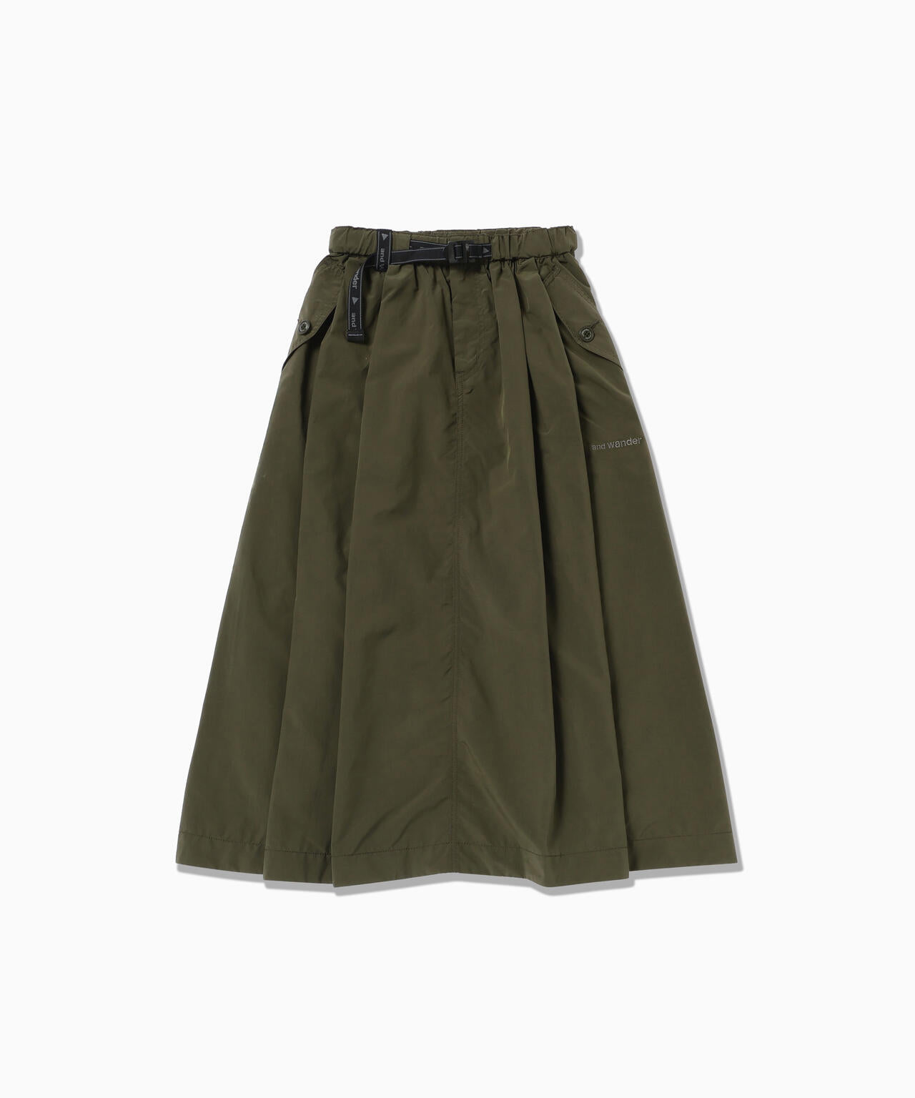 oversized cargo skirt (W) | and wander（アンドワンダー） ｜【公式