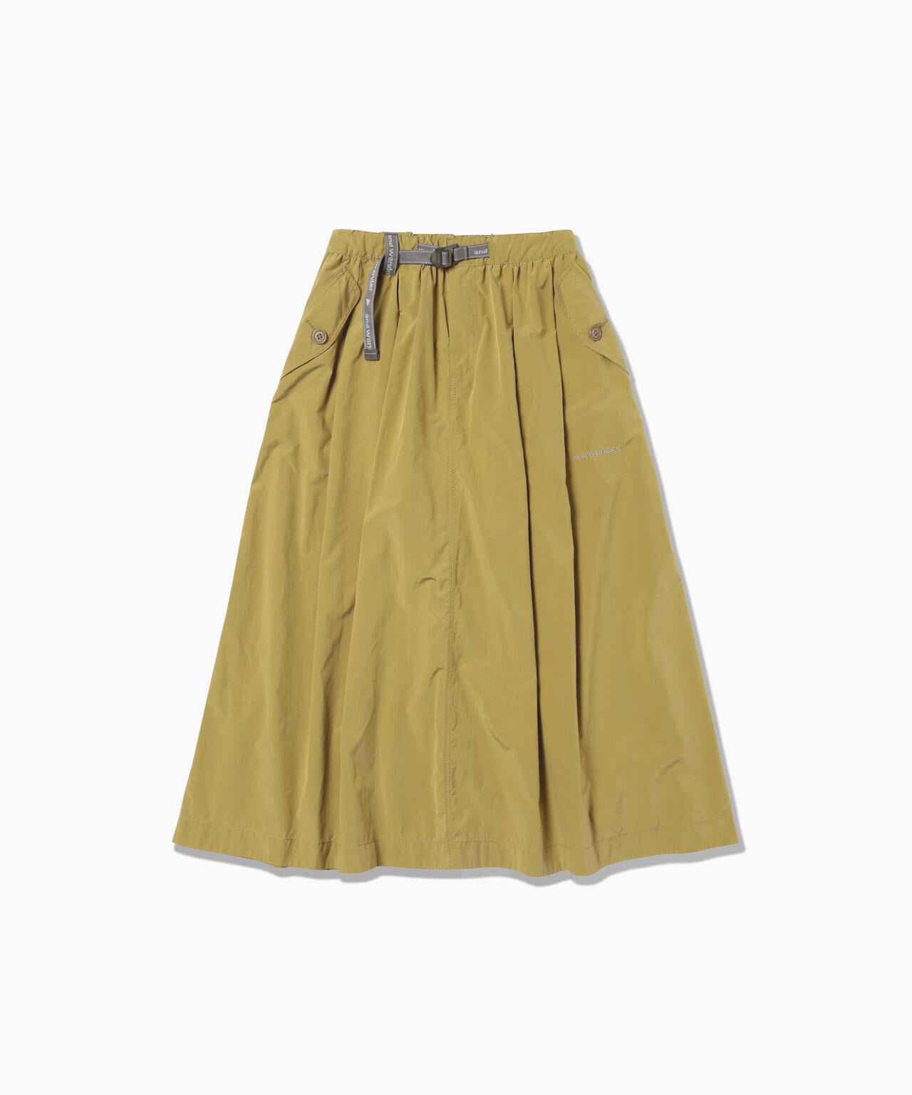 oversized cargo skirt (W) | and wander（アンドワンダー） ｜【公式