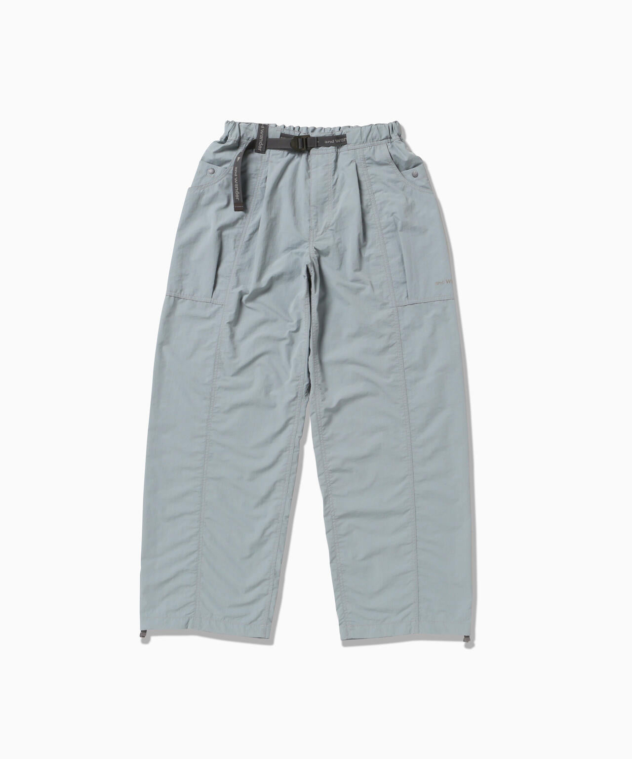 crinkled nylon pants | and wander（アンドワンダー） ｜【公式】通販