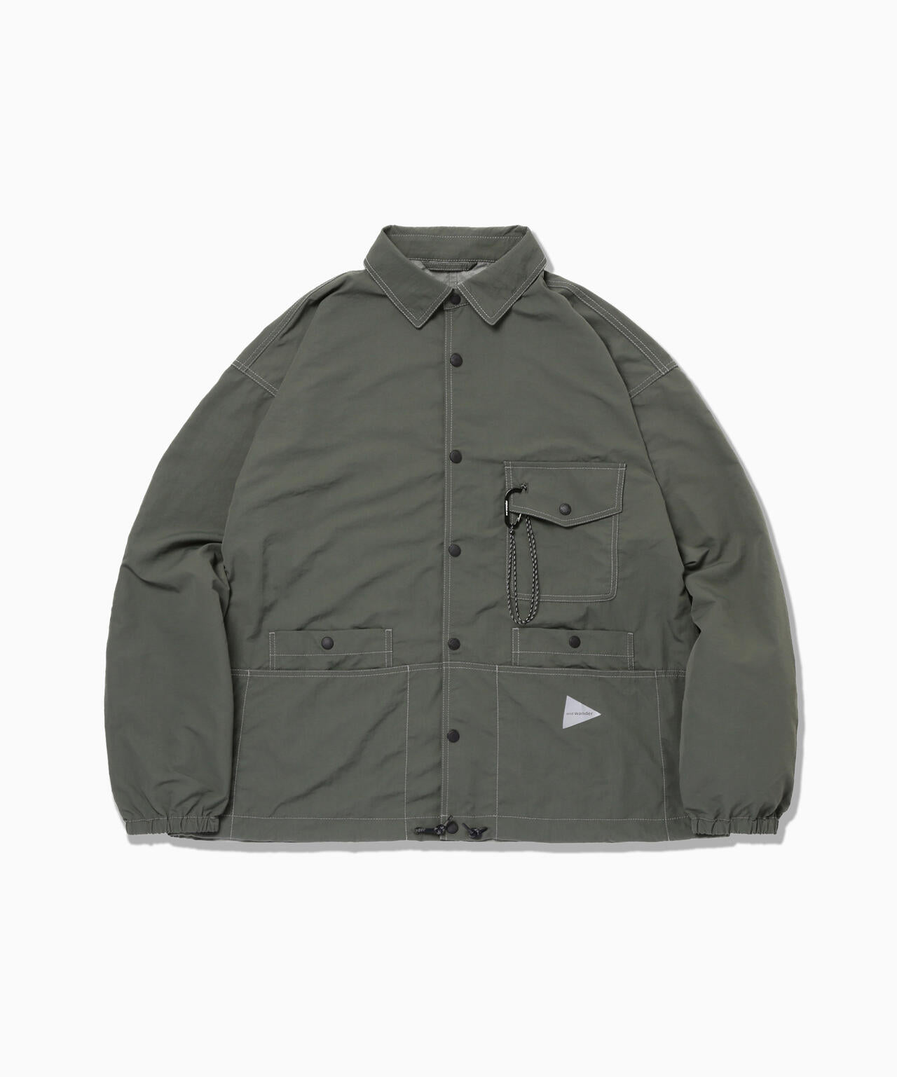 crinkled nylon shrits jacket