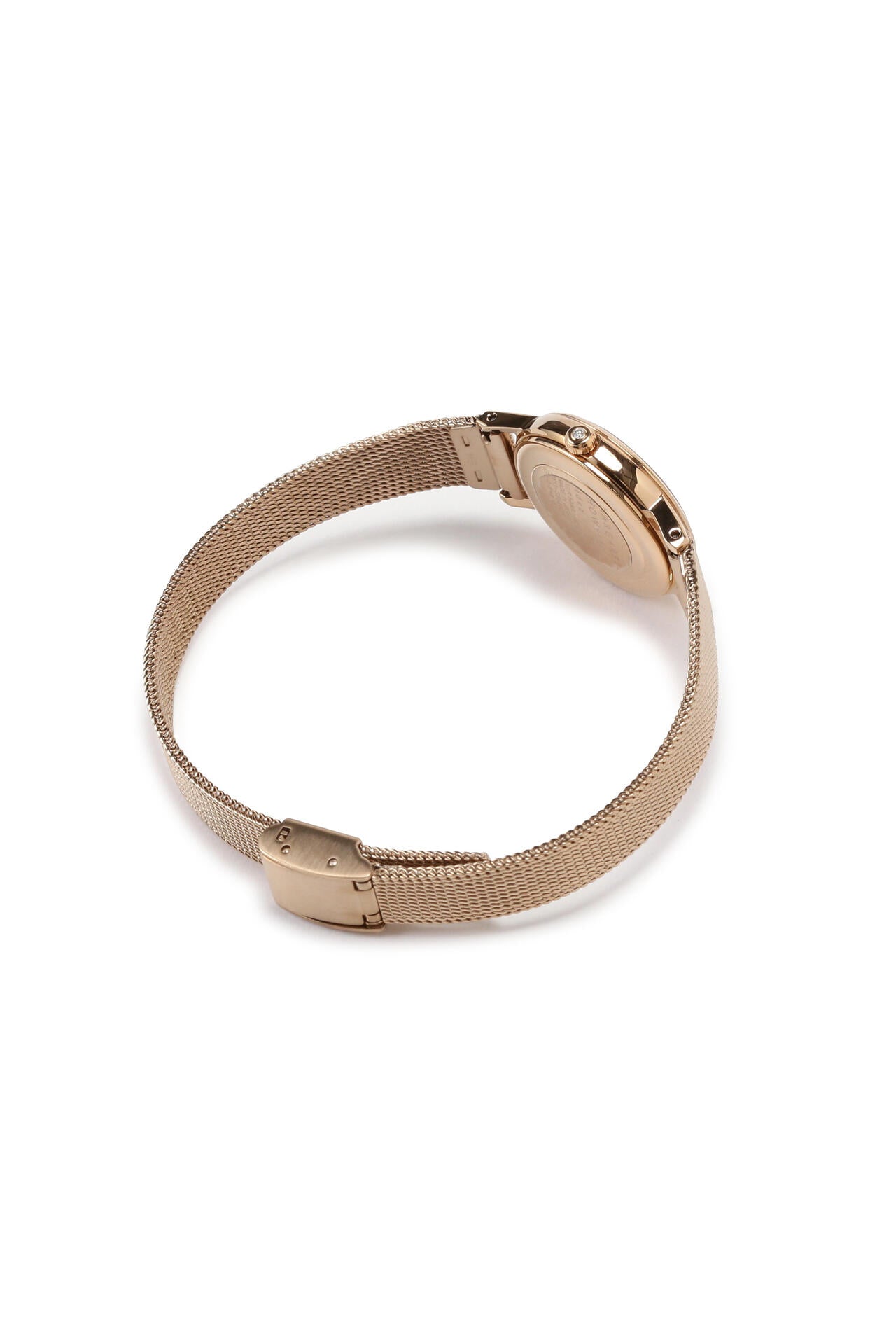 MESH BAND DATE WATCH