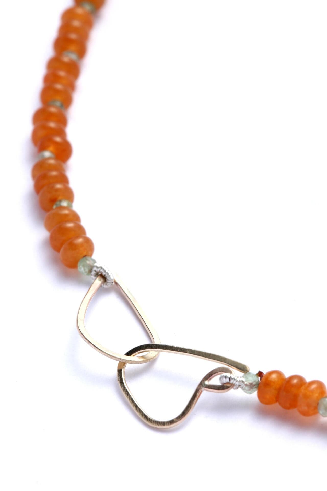 STONE NECKLACE WITH SPACERS