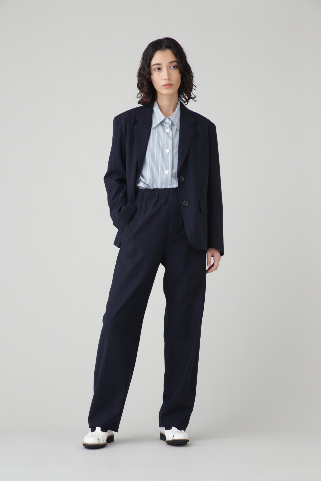 WOOL PINSTRIPE