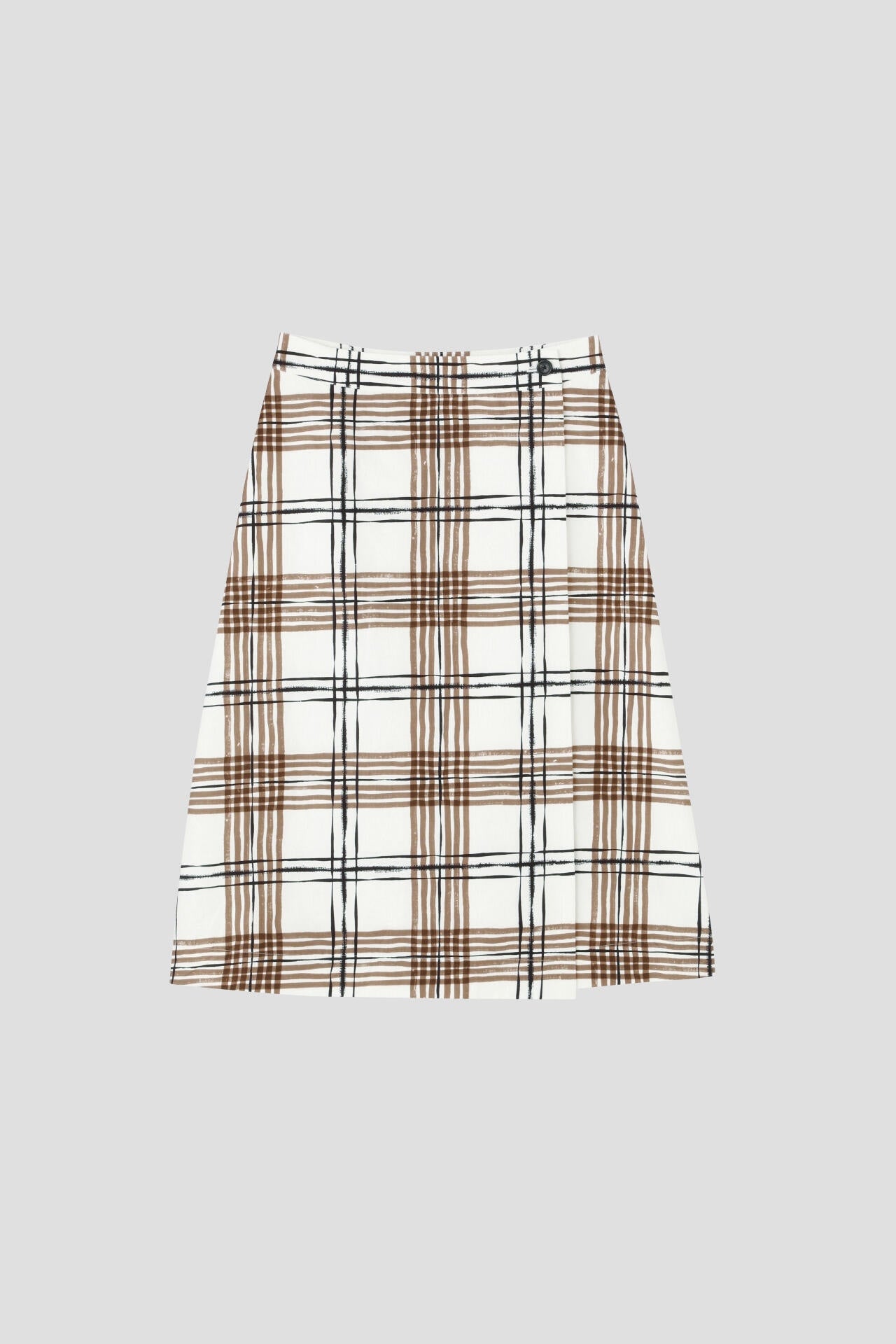 PAINTED CHECK COTTON LINEN