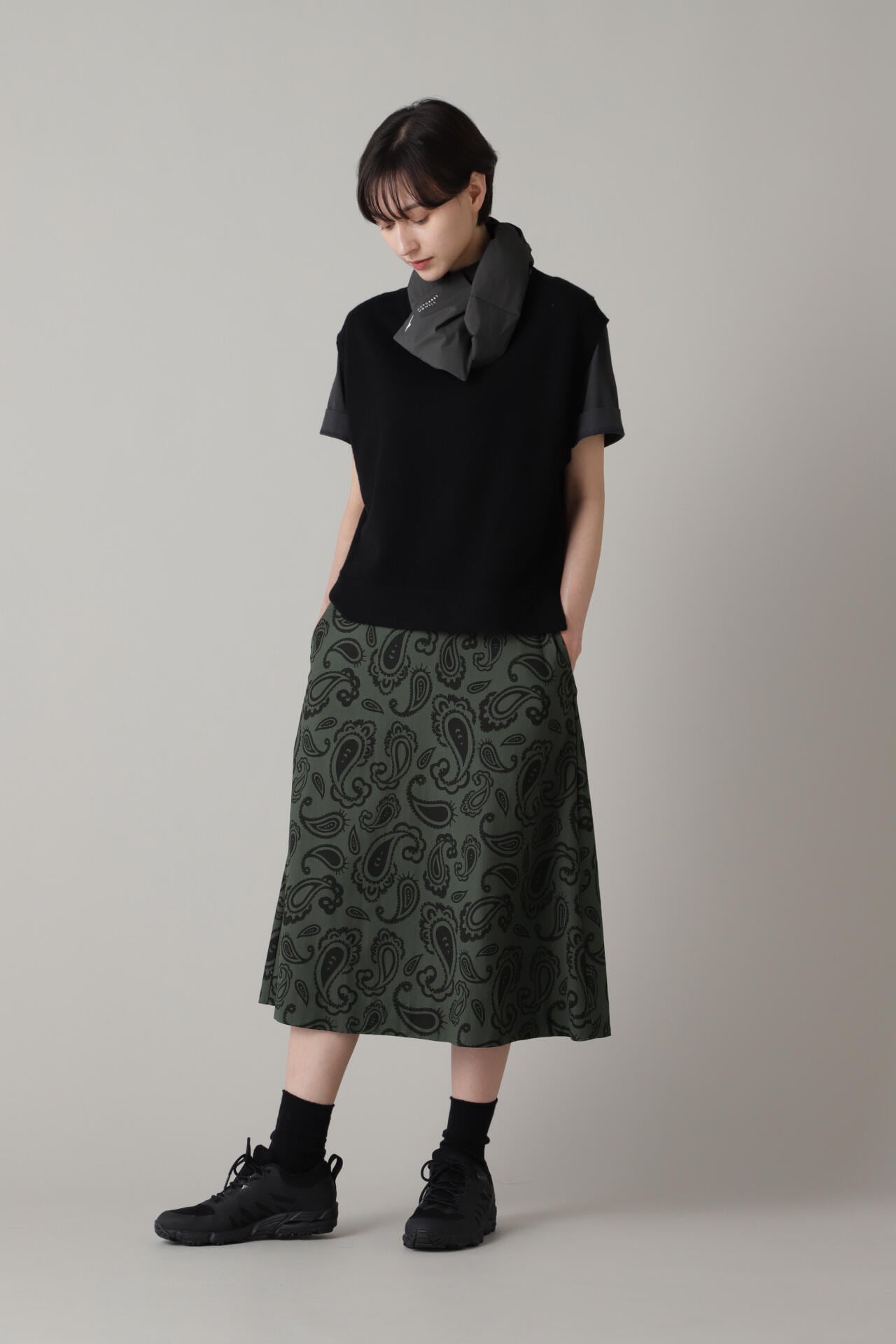 PAISLEY COTTON SILK TWILL