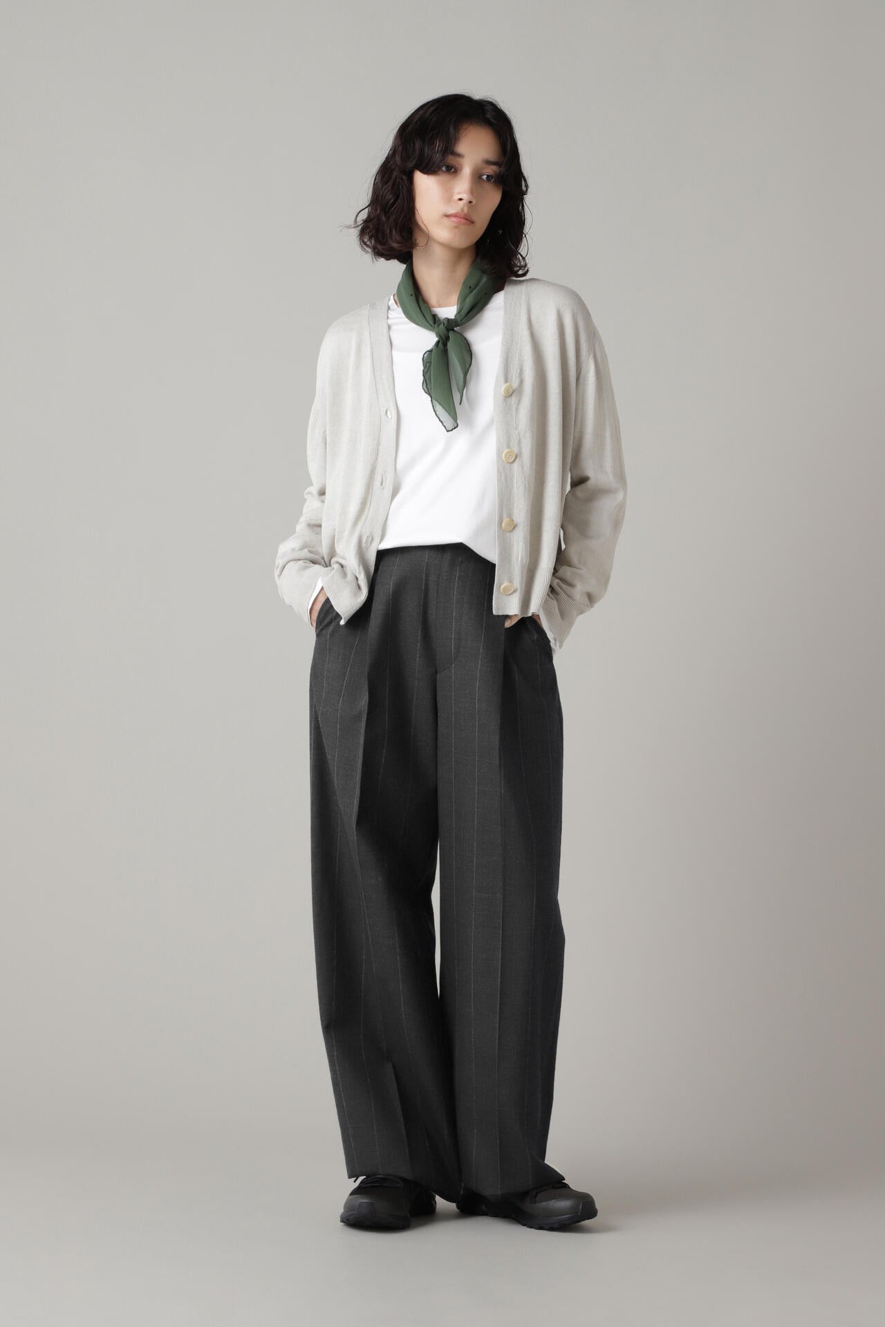 WIDE STRIPE FINE WOOL