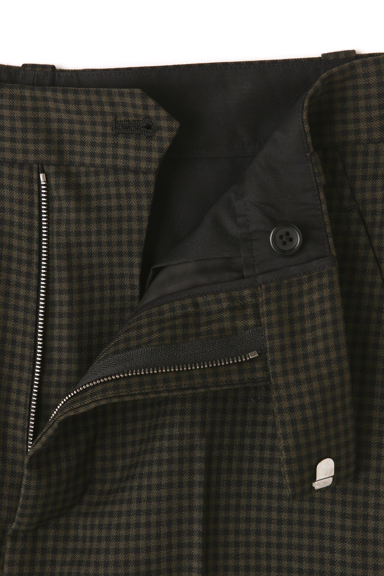 GINGHAM WOOL TWILL