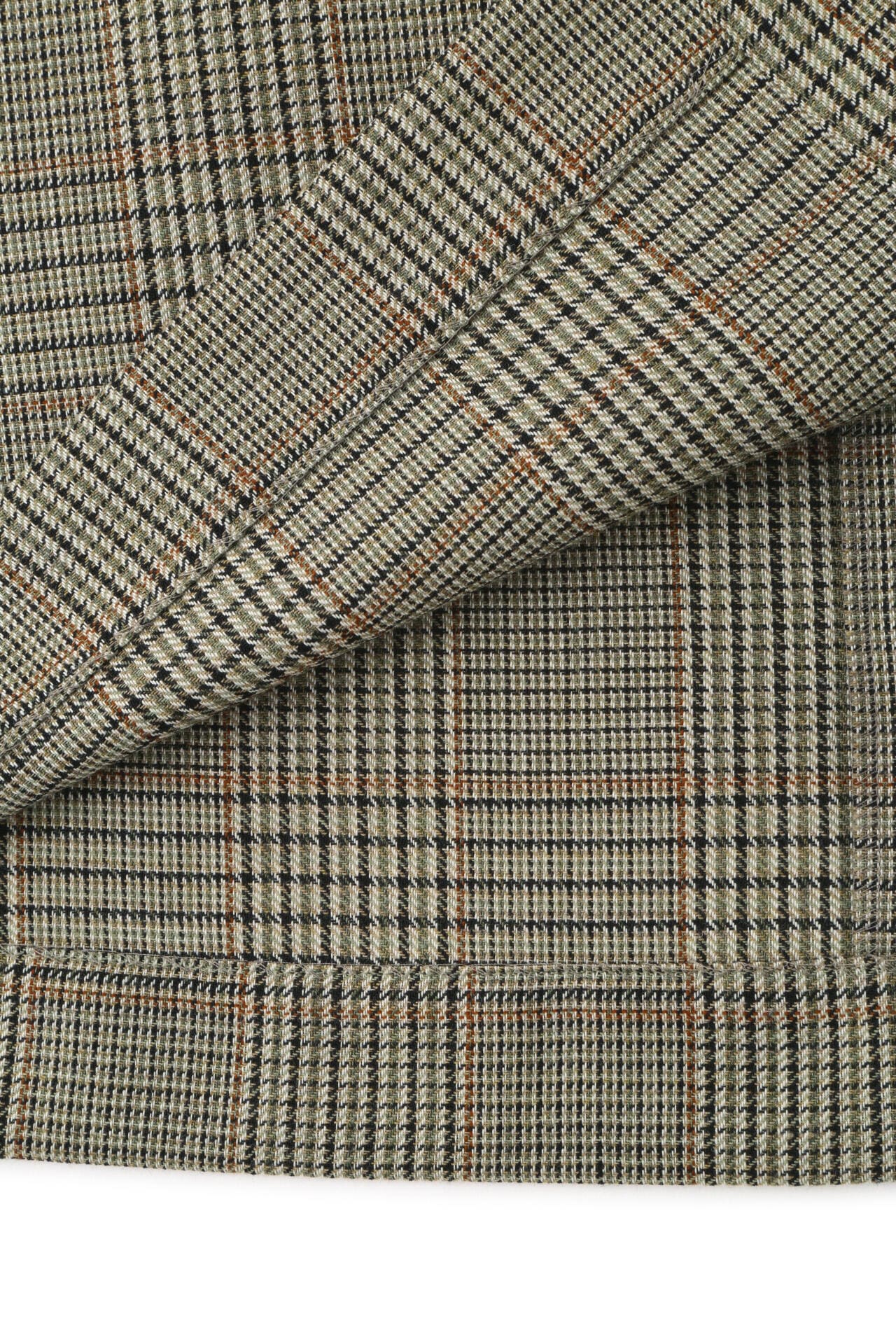 GLEN CHECK WOOL TWILL
