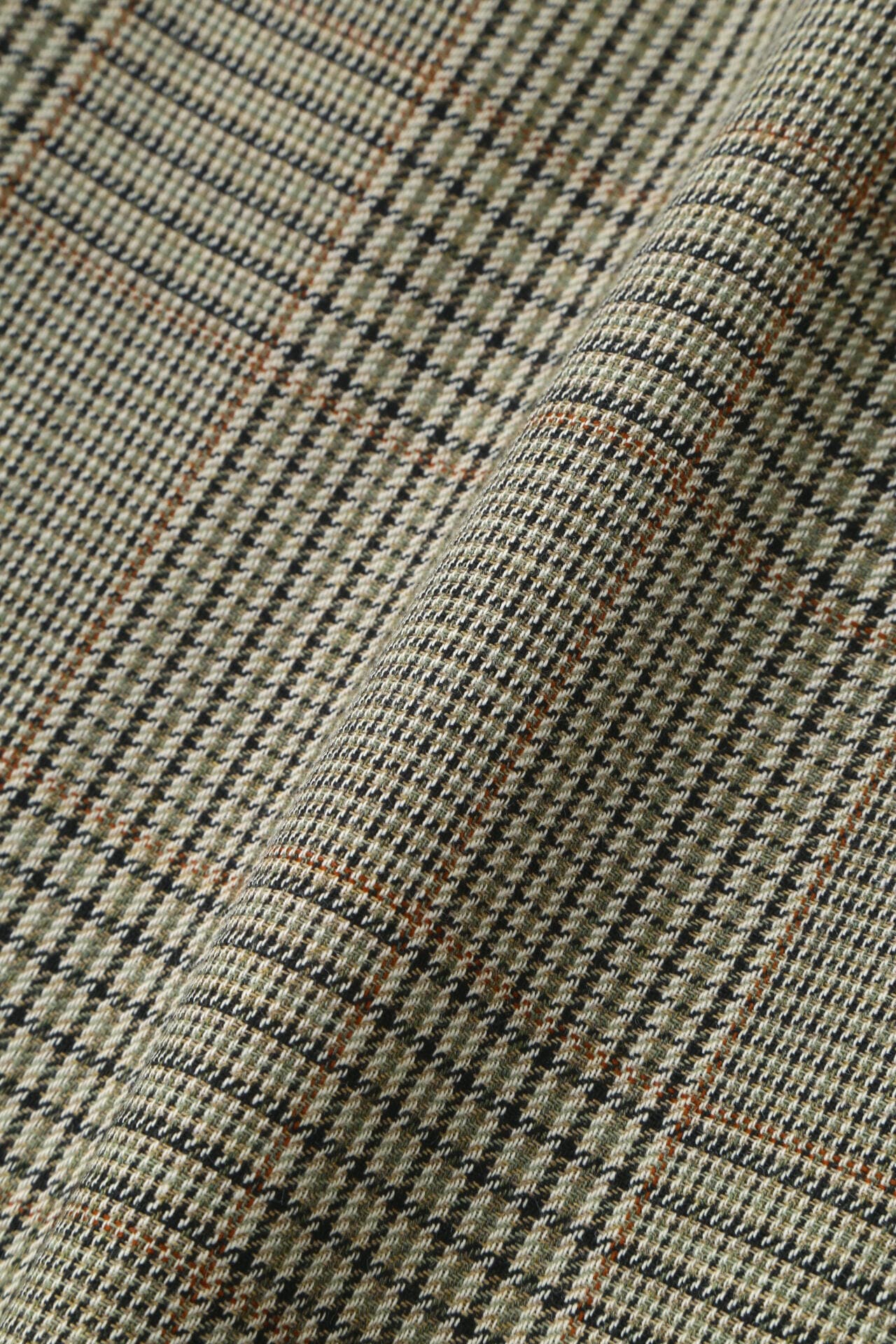 GLEN CHECK WOOL TWILL