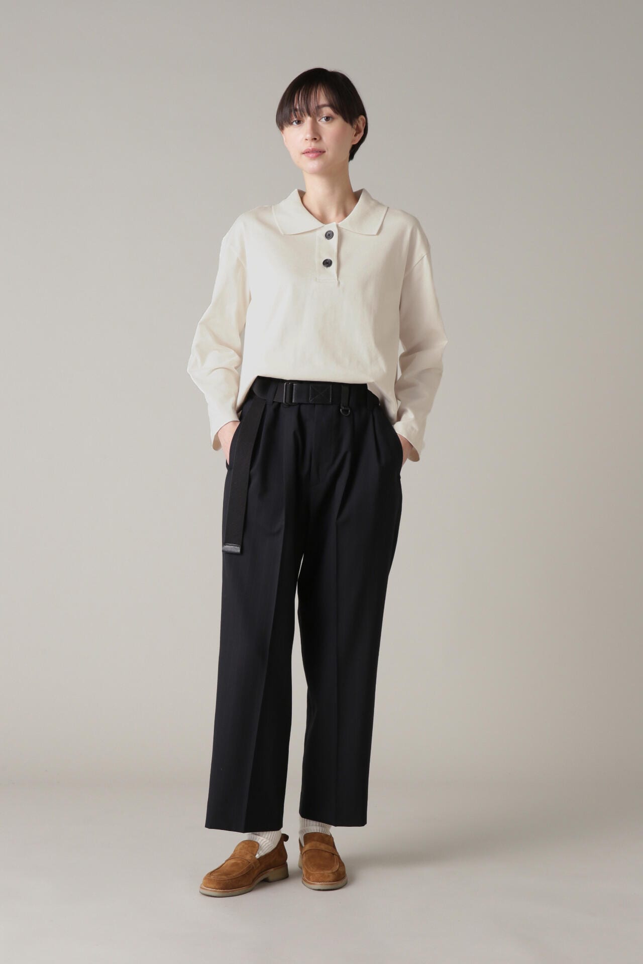 WIDE STRIPE FINE WOOL