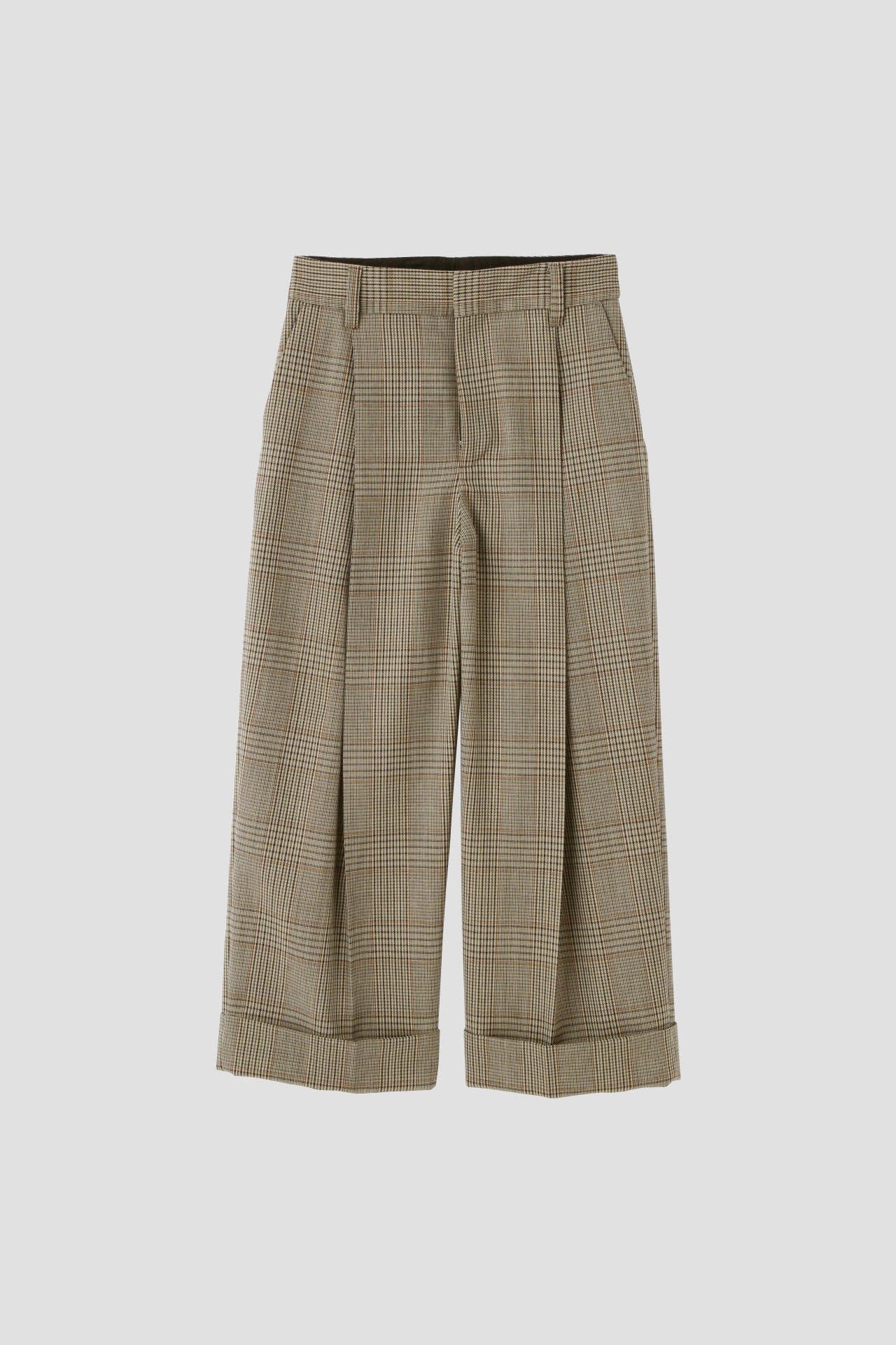 GLEN CHECK WOOL TWILL