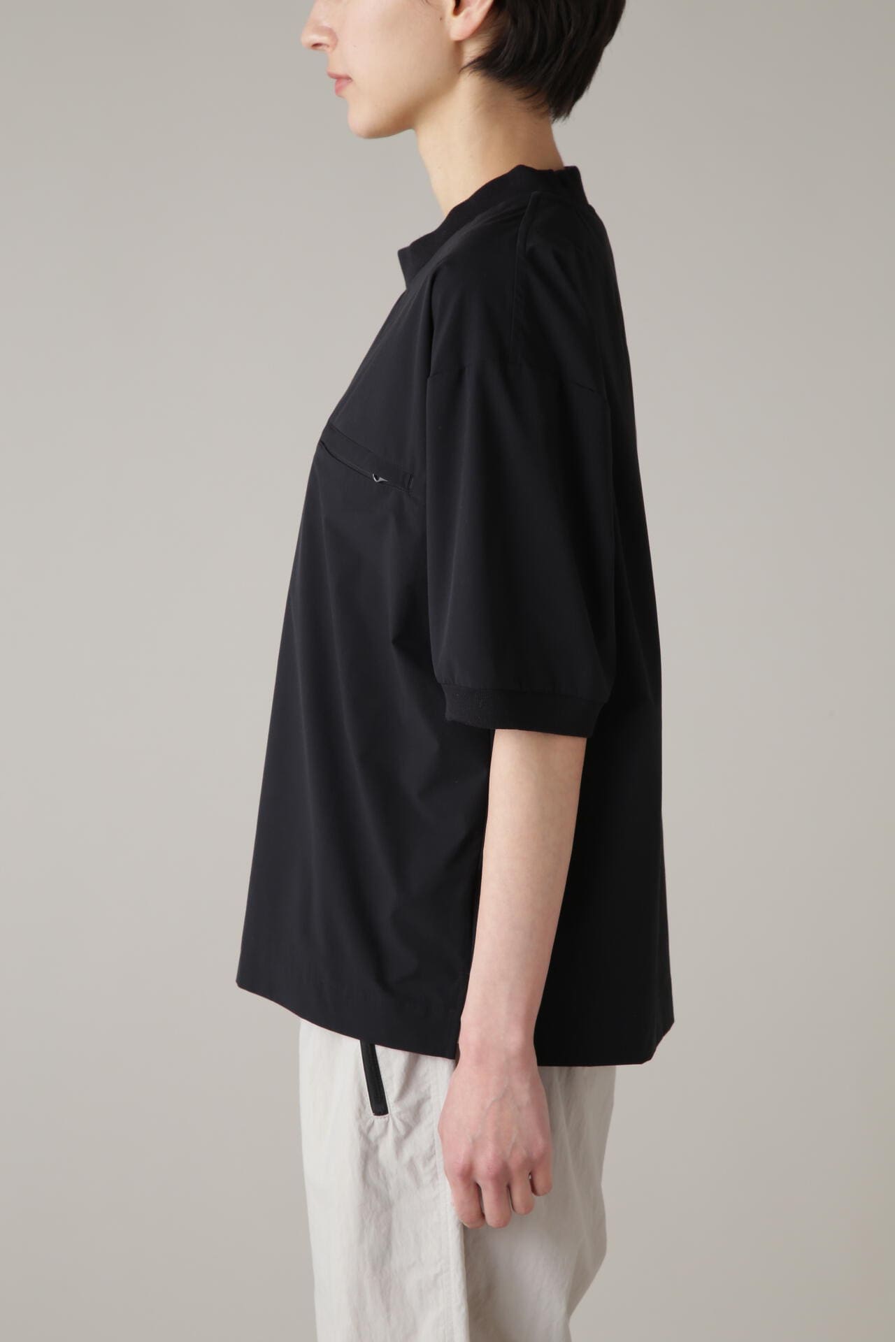 STRETCH POLYESTER POPLIN