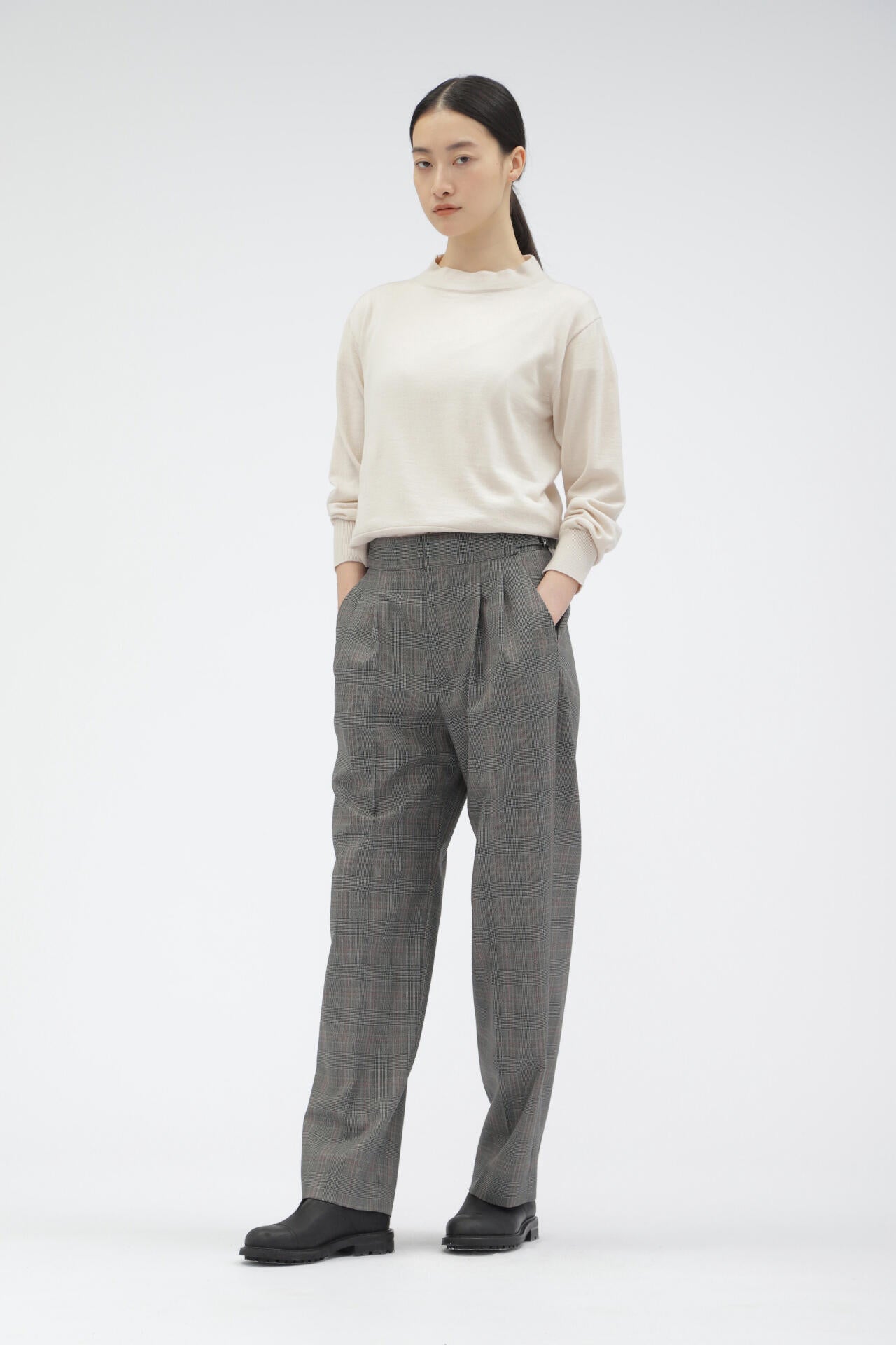 OVERCHECK WOOL