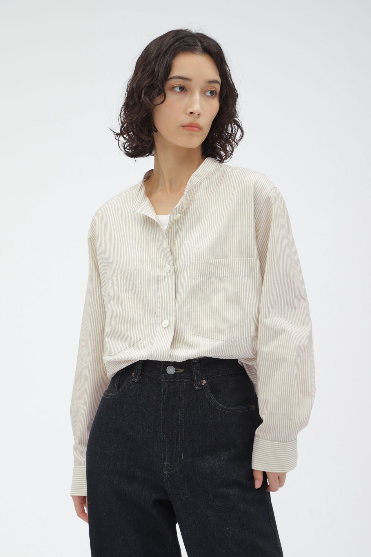 SILK COTTON STRIPE | MARGARET HOWELL（マーガレット・ハウエル