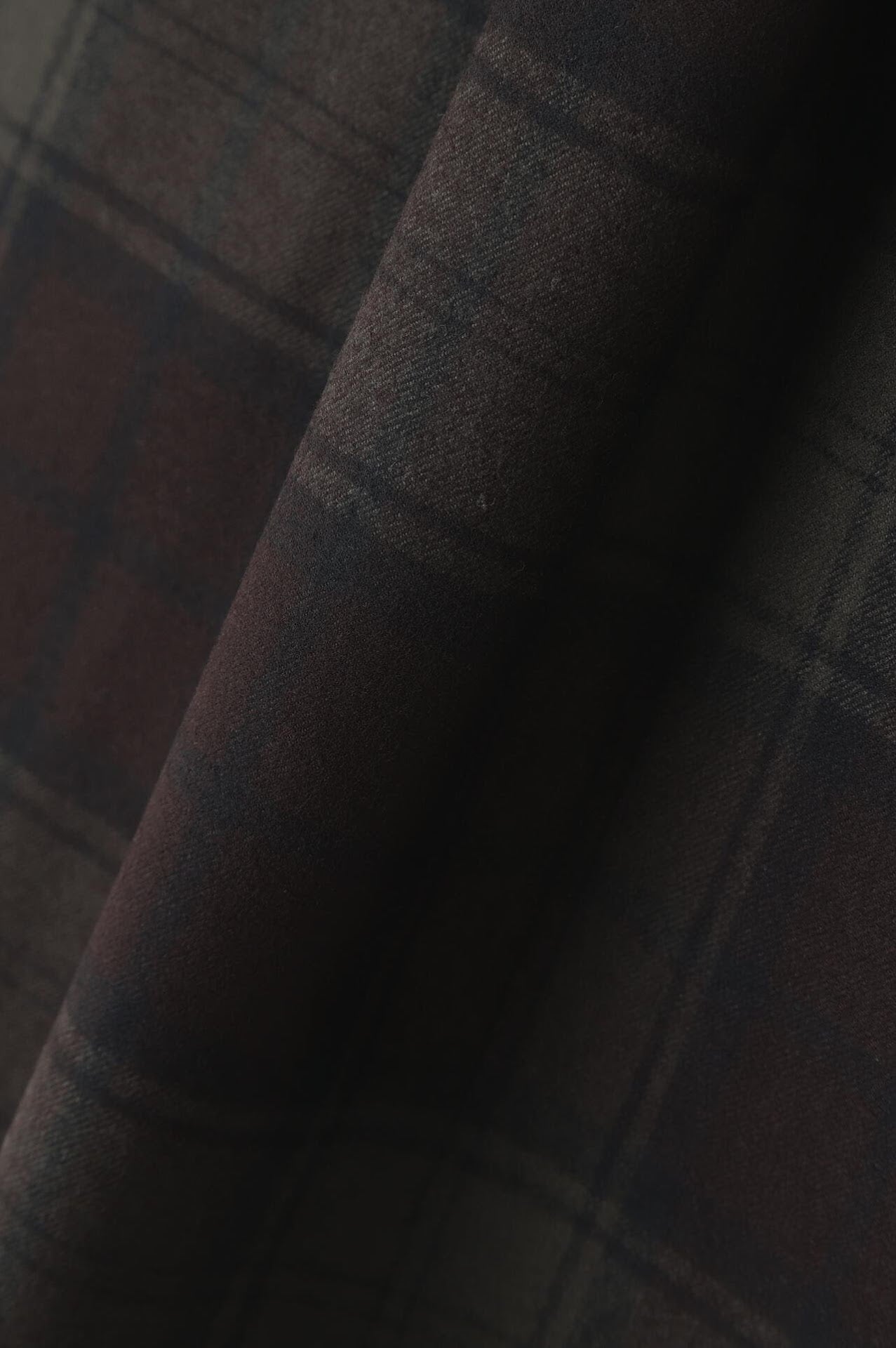 CHECK WOOL TWILL