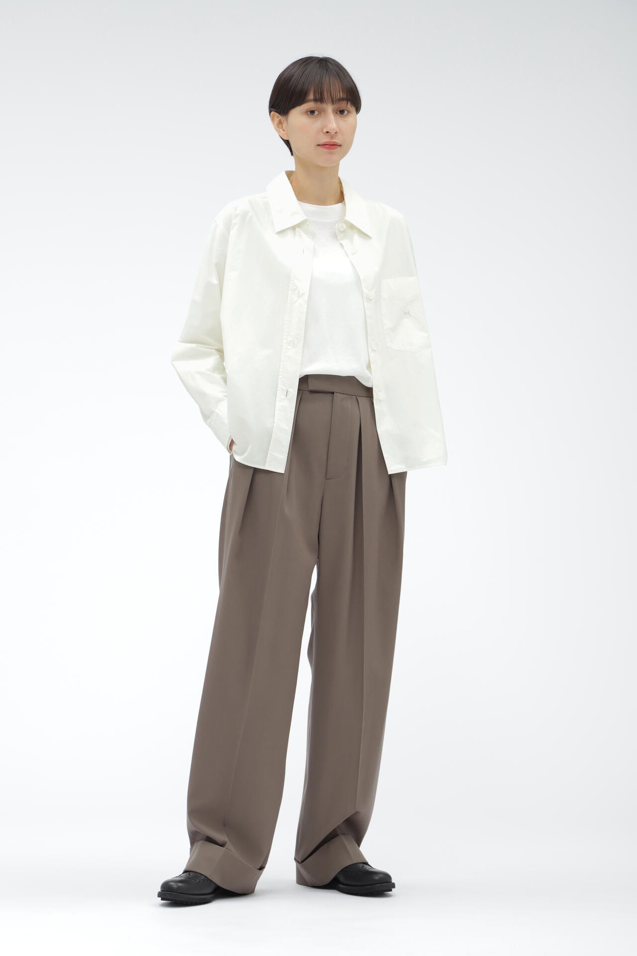 COTTON WOOL POPLIN