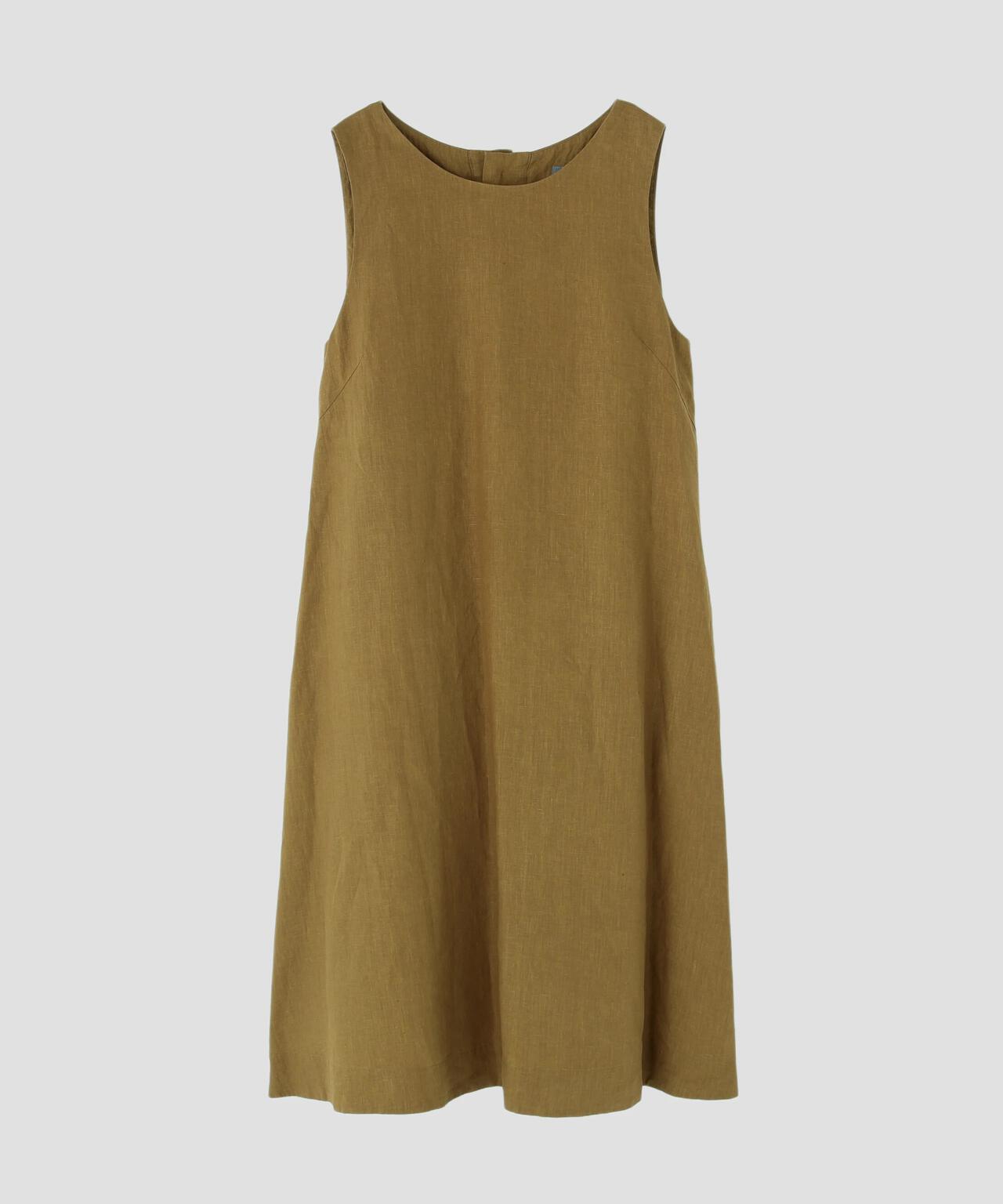 DENSE FINE LINEN POPLIN DRESS