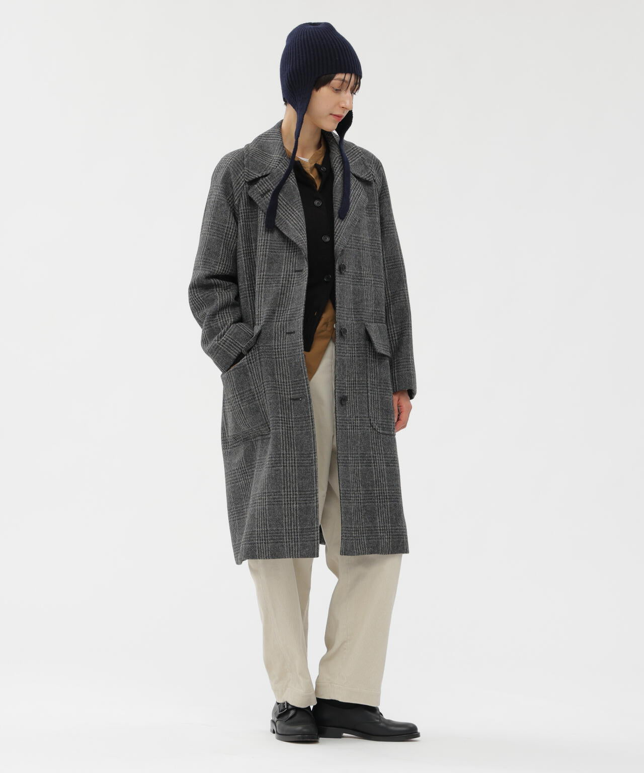 GLENCHECK WOOL COAT | MARGARET HOWELL（マーガレット・ハウエル