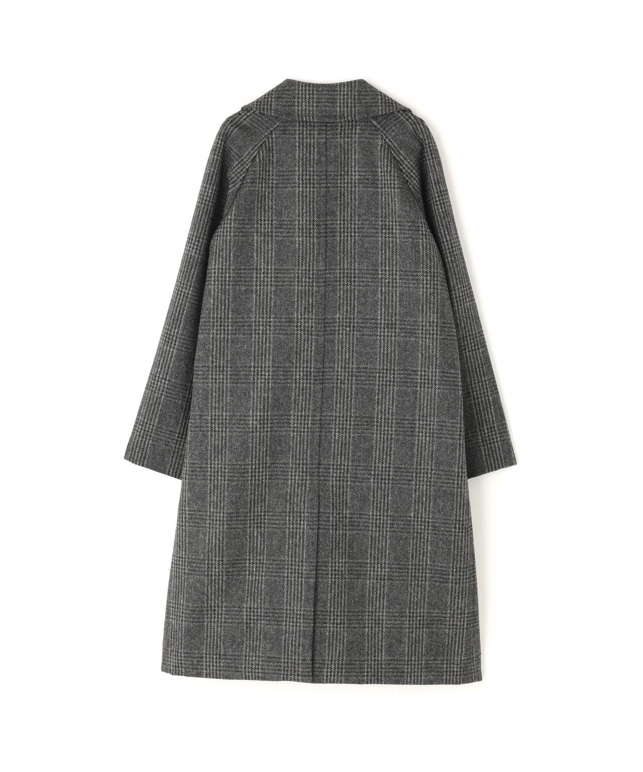 GLENCHECK WOOL COAT