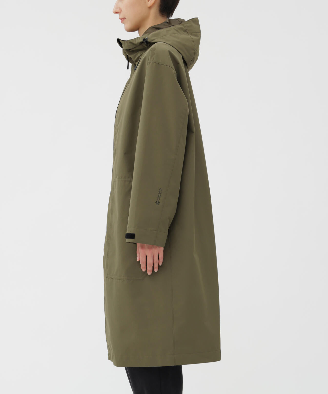 WINDSTOPPER POLYESTER POPLIN COAT