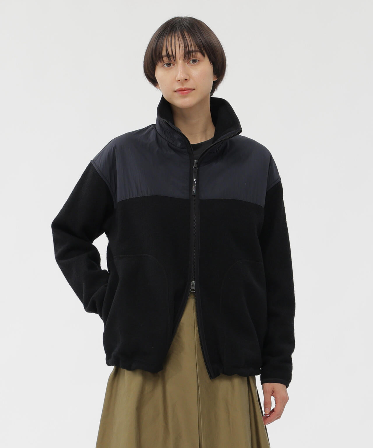 WOOL NYLON COMPRESSED JERSEY BLOUSON | MARGARET HOWELL