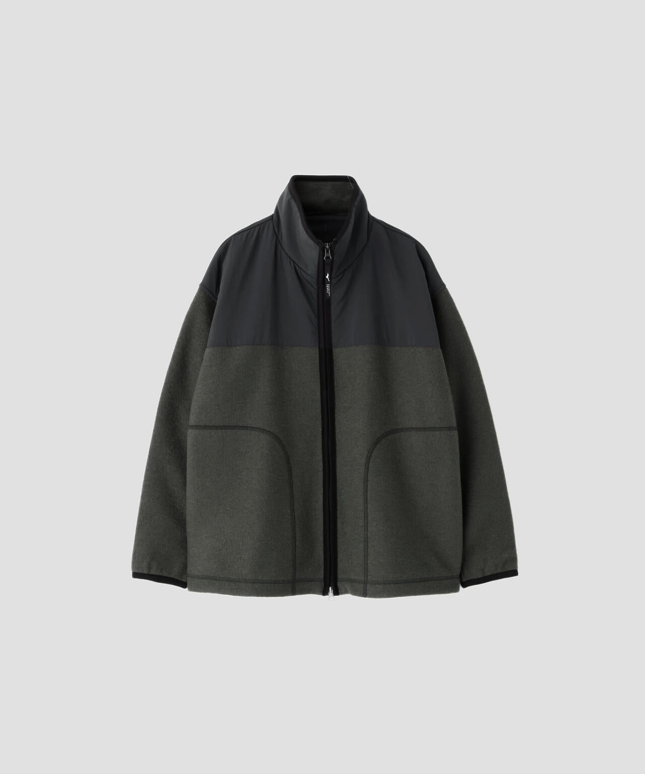 WOOL NYLON COMPRESSED JERSEY BLOUSON | MARGARET HOWELL