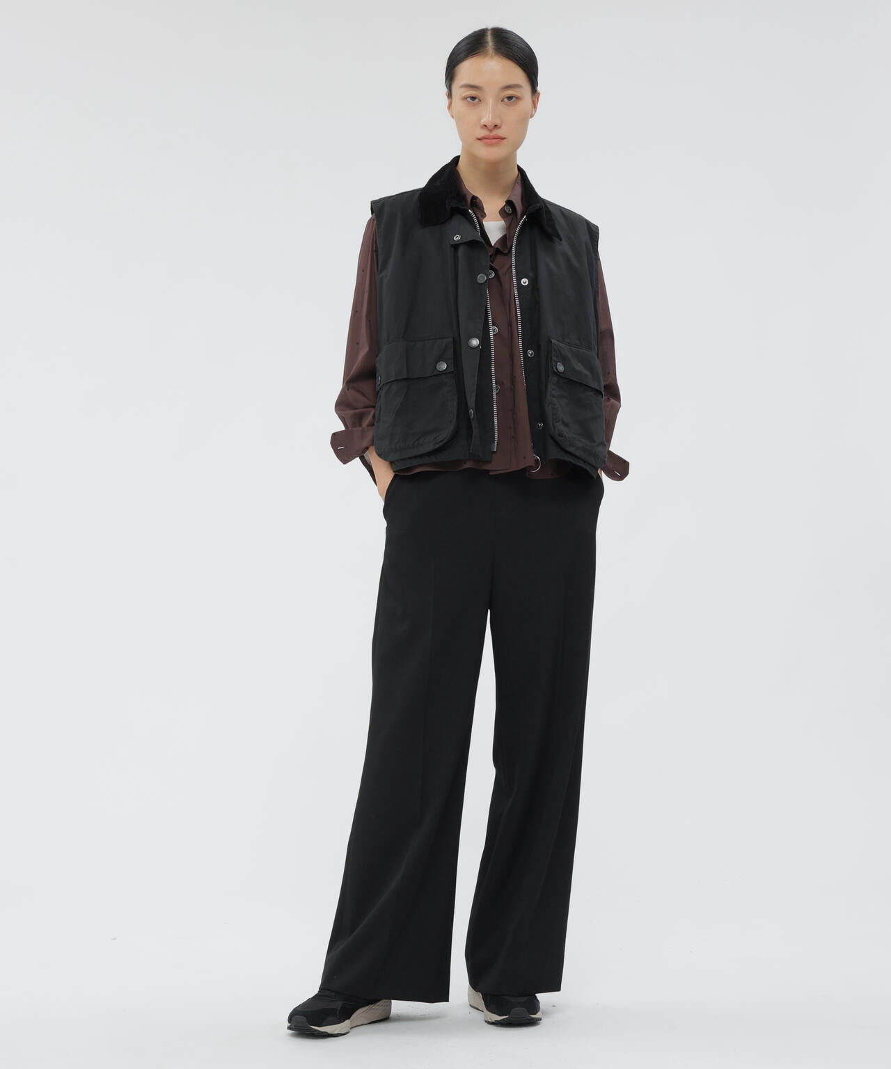 DRY WAX COTTON BLOUSON | MARGARET HOWELL（マーガレット