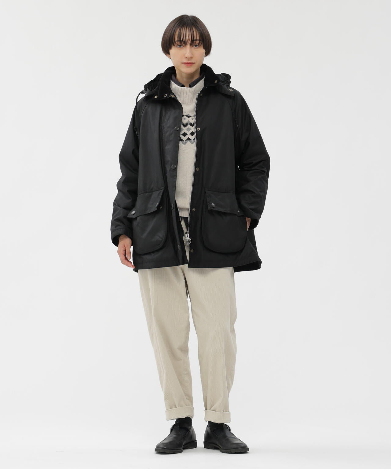 WAXED COTTON BLOUSON