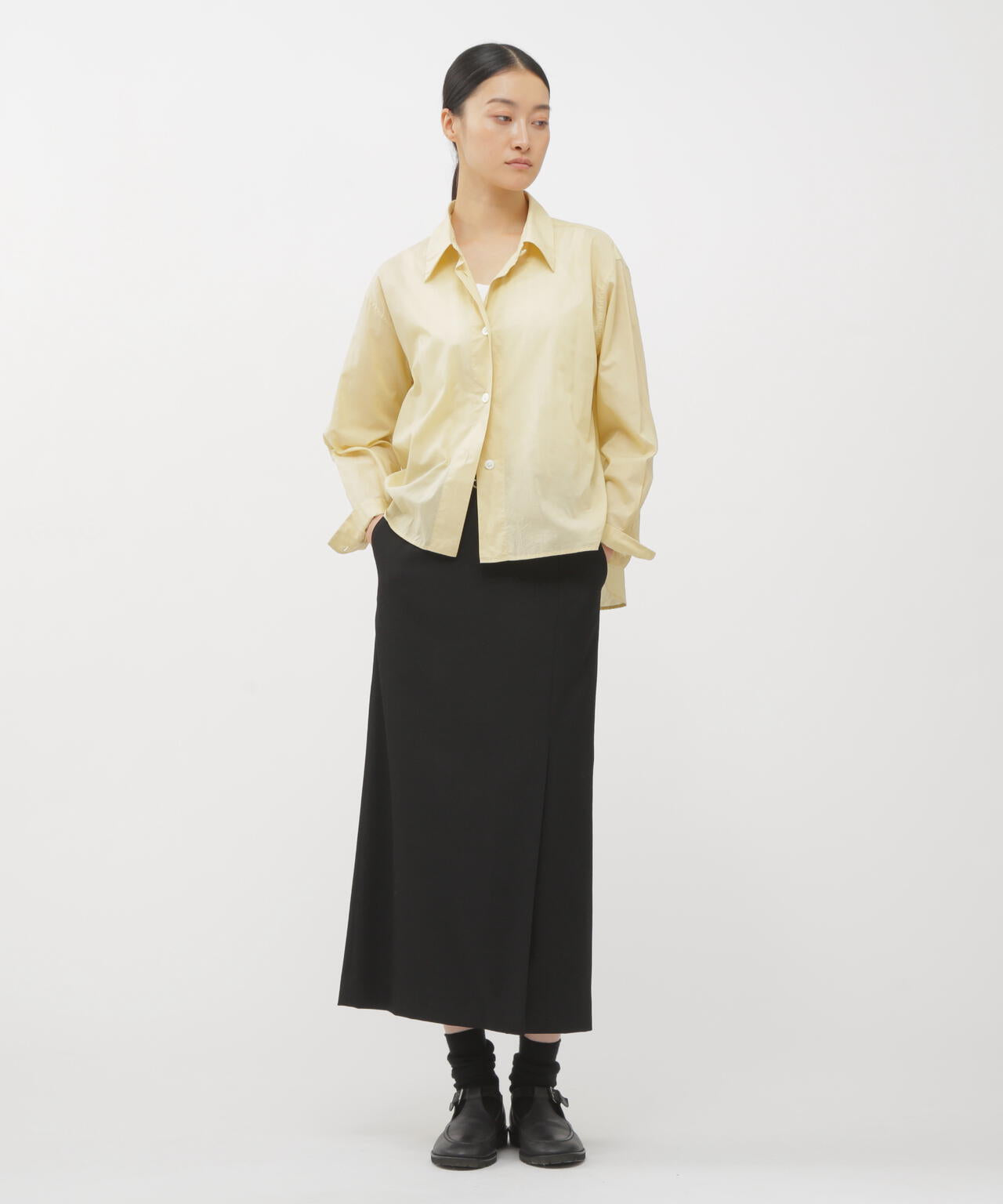 FLUID WOOL SKIRT | MARGARET HOWELL（マーガレット・ハウエル