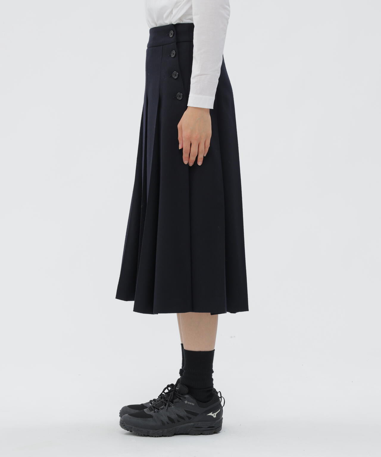 FLANNEL WOOL SKIRT