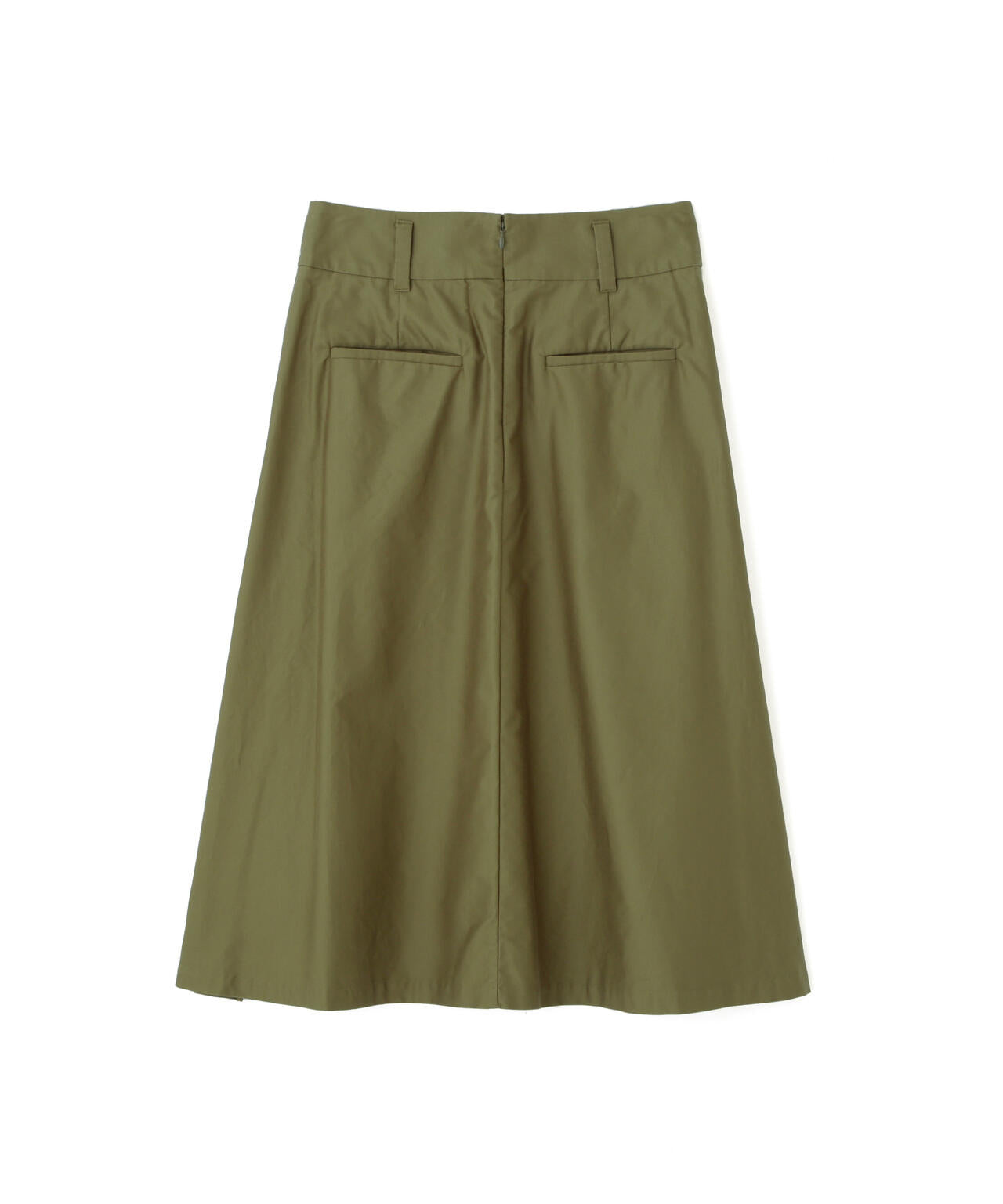COTTON SATEEN SKIRT