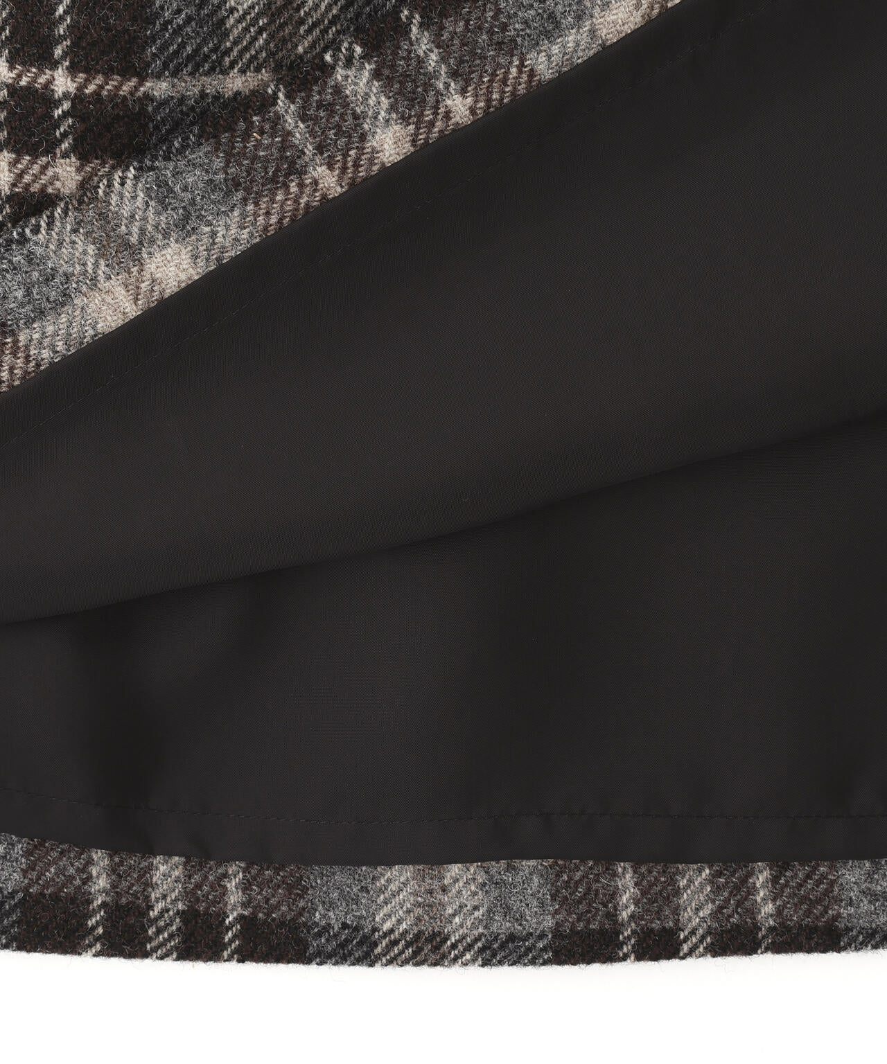 LARGE CHECK WOOL SKIRT | MARGARET HOWELL（マーガレット・ハウエル